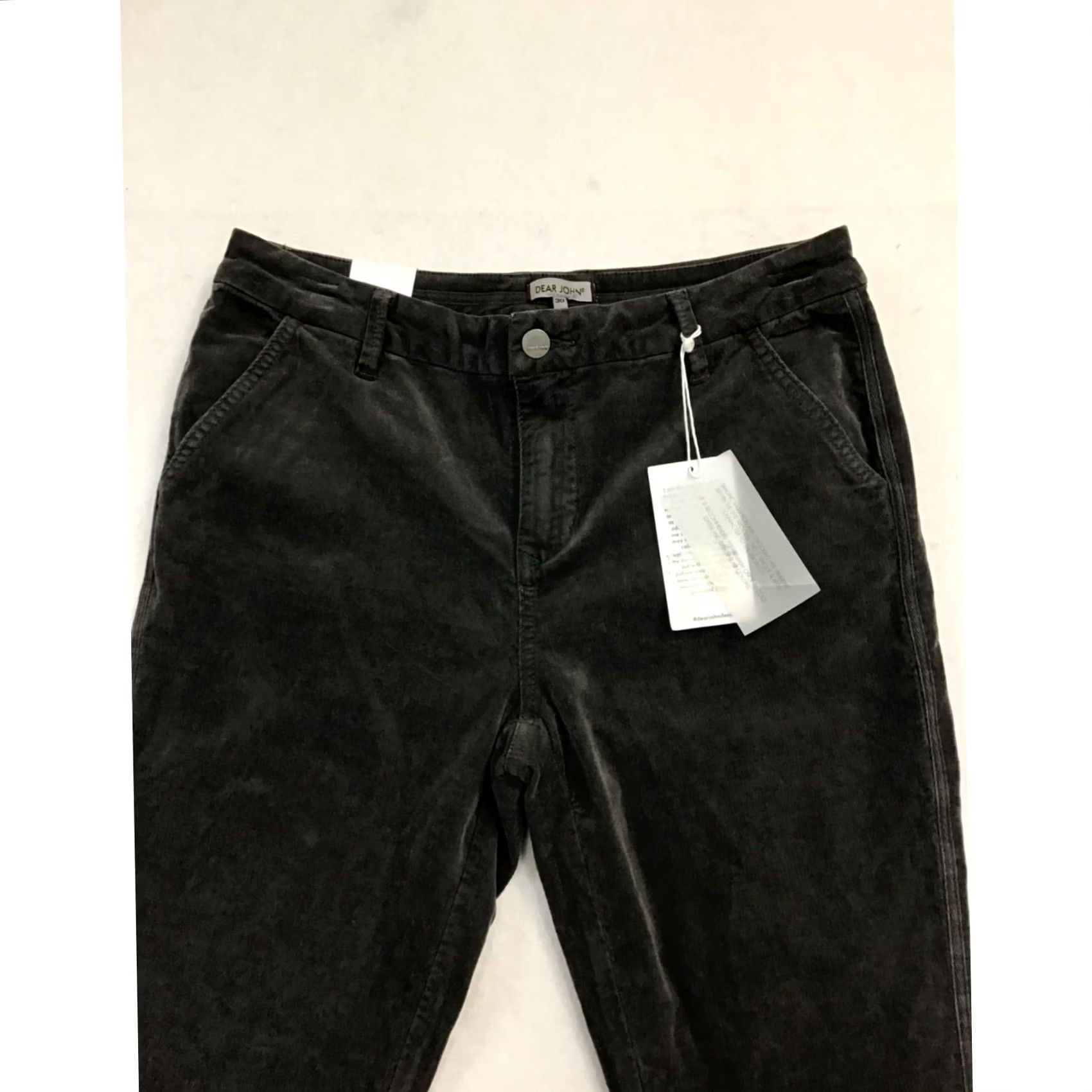 Nique VINTAGE Mens Corduroy Jeans Skinny Grey 30 Dear John Corduroy Jeans Mens 30 Grey Skinny Regular Denim? Size US 30 / EU 46 - 2 Thumbnail