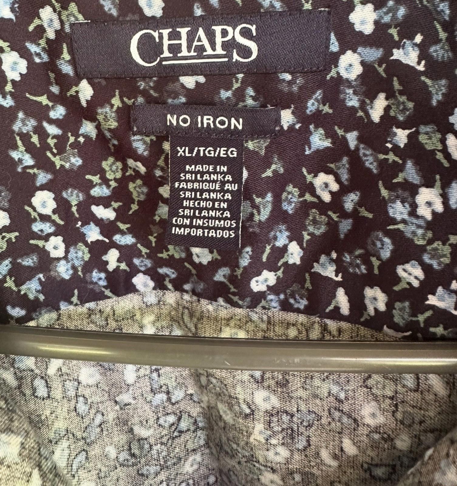 Chaps Chaps No Iron Button Down Women's Shirt Size xL Size XL / US 12-14 / IT 48-50 - 2 Thumbnail