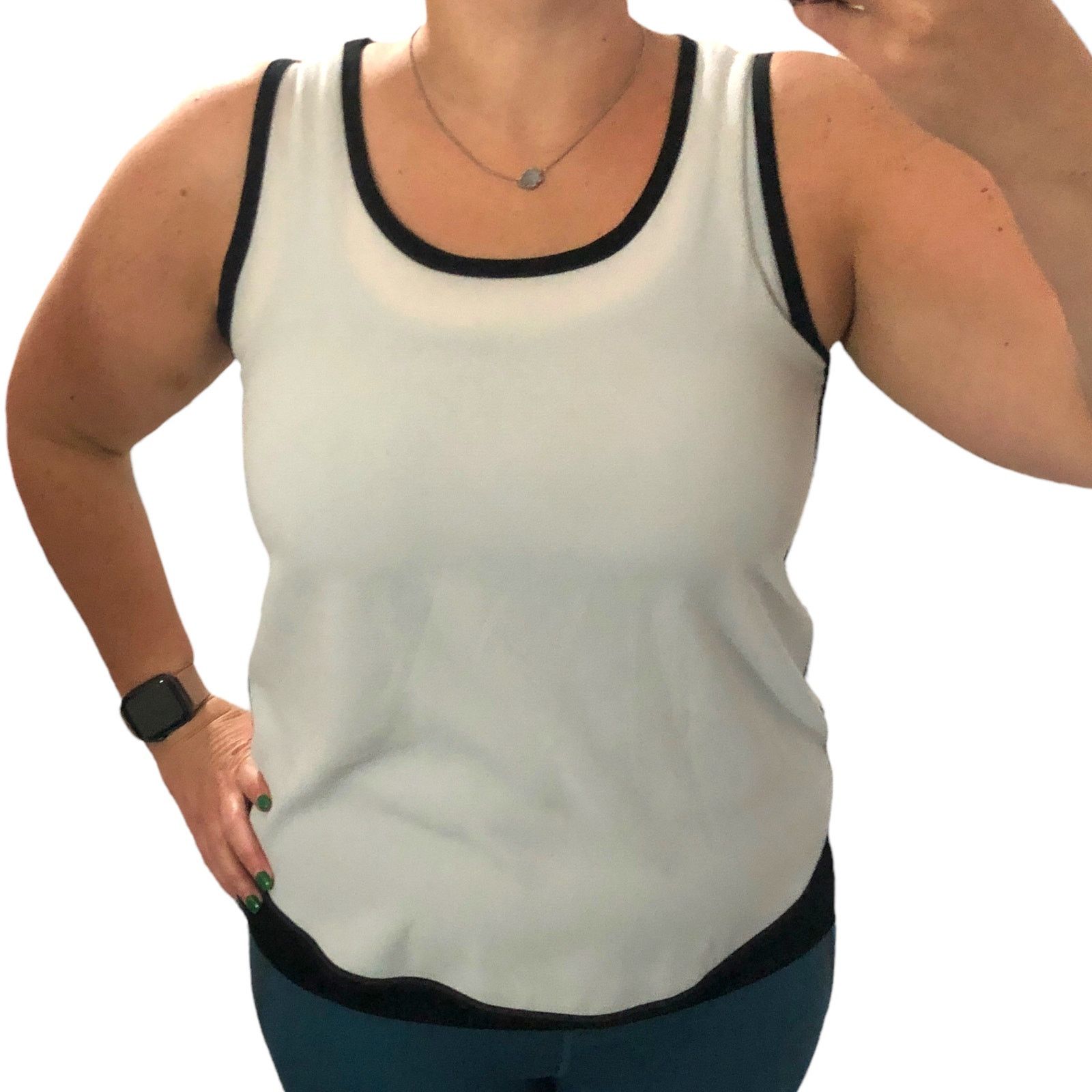 Other Papermoon Lemuel Solid Trim Detail Blouse - Stitch Fix Top Size S / US 4 / IT 40 - 2 Thumbnail