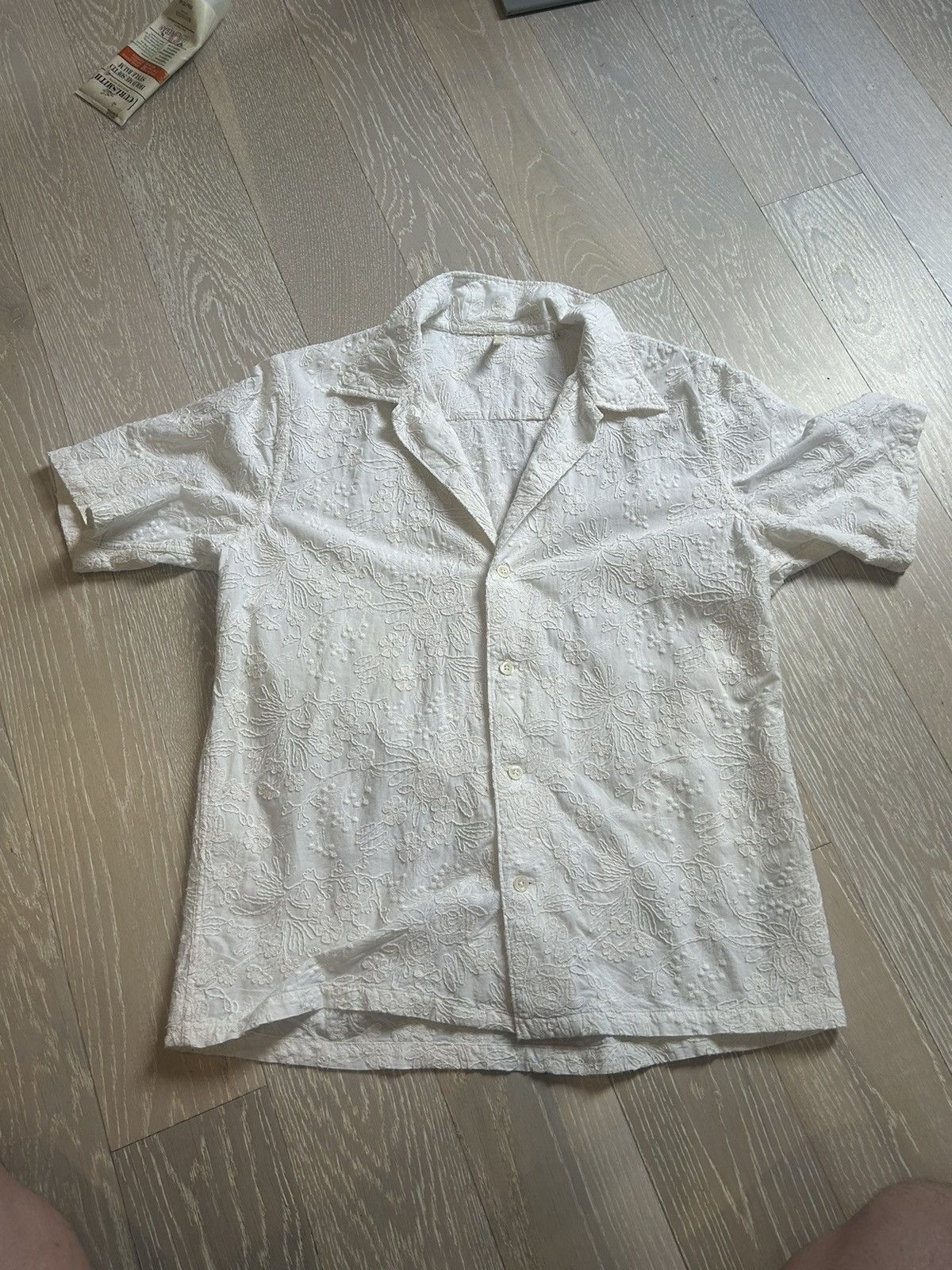 Sunflower Space Shirt SS Off White | Grailed