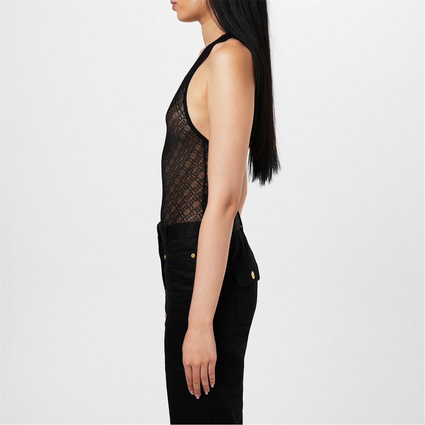 Palm Angels o1g2r1mq0325 Bodysuit in Black Size XS / US 0-2 / IT 36-38 - 4 Thumbnail