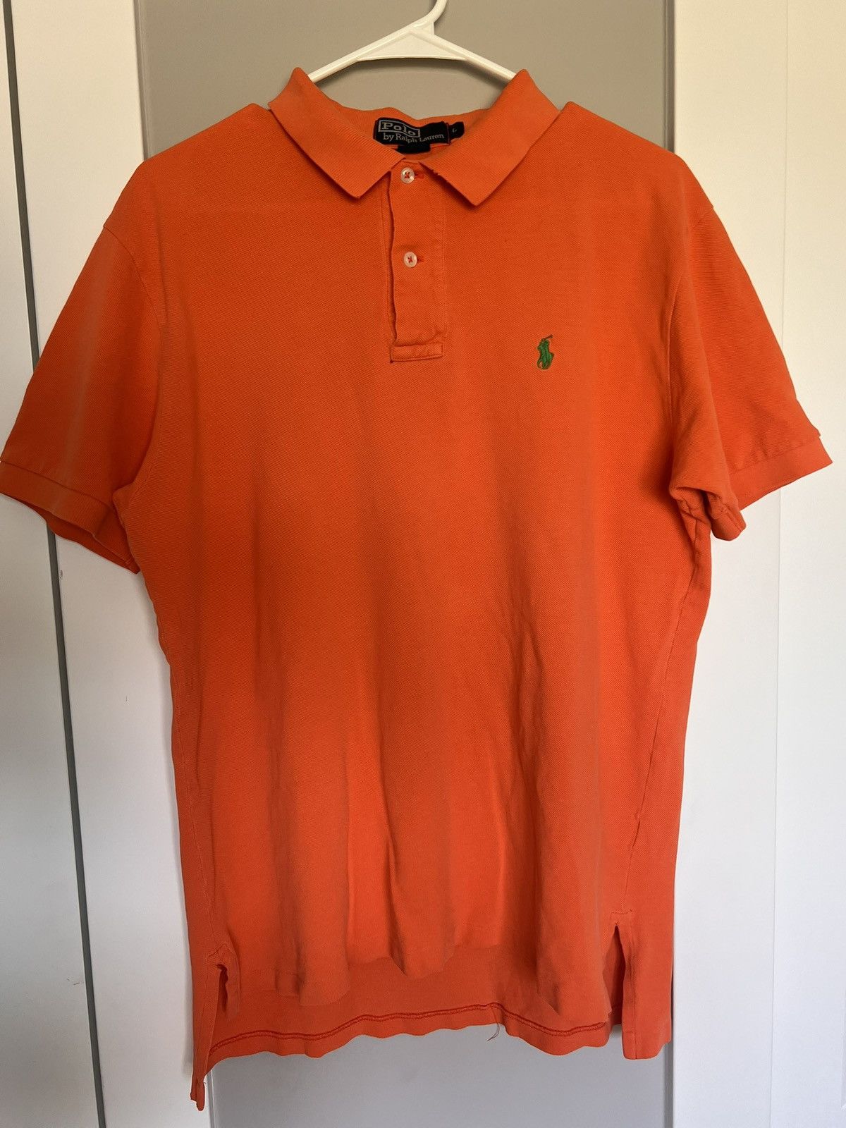 Polo Ralph Lauren Polo Ralph Lauren Orange Shirt Size US L / EU 52-54 / 3 - 8 Thumbnail