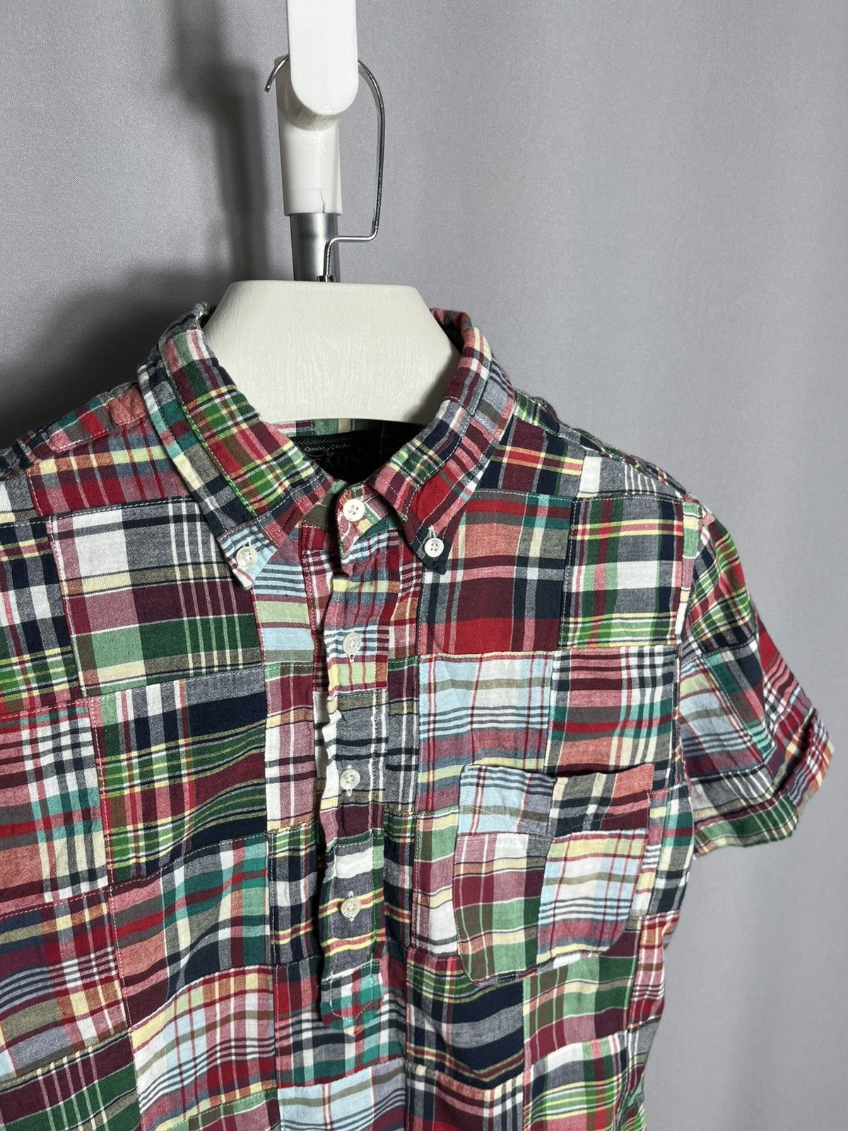 Beams Plus Beams Plus India Madras check band colour red button japan Size US S / EU 44-46 / 1 - 2 Thumbnail