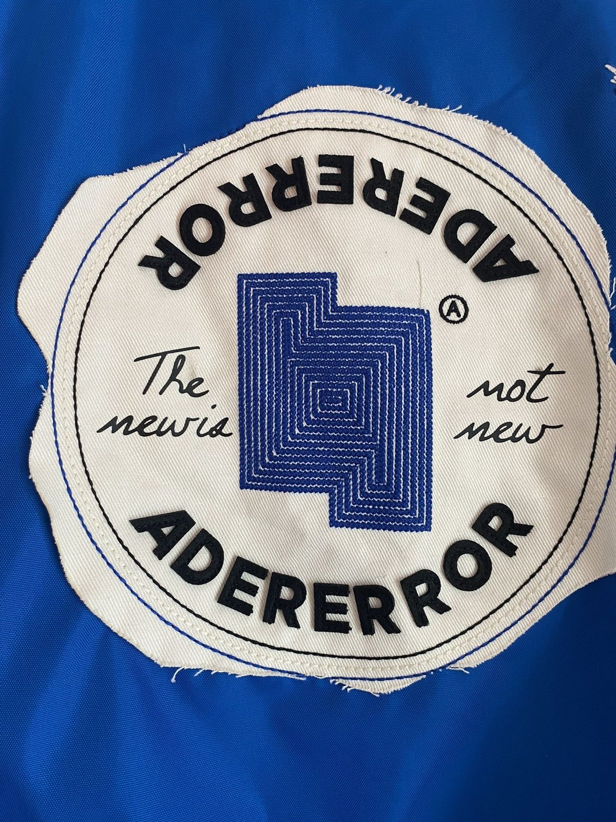 Ader Error Converse x ADER ERROR SHAPES Varsity Jacket Cobalt Size US L / EU 52-54 / 3 - 3 Thumbnail