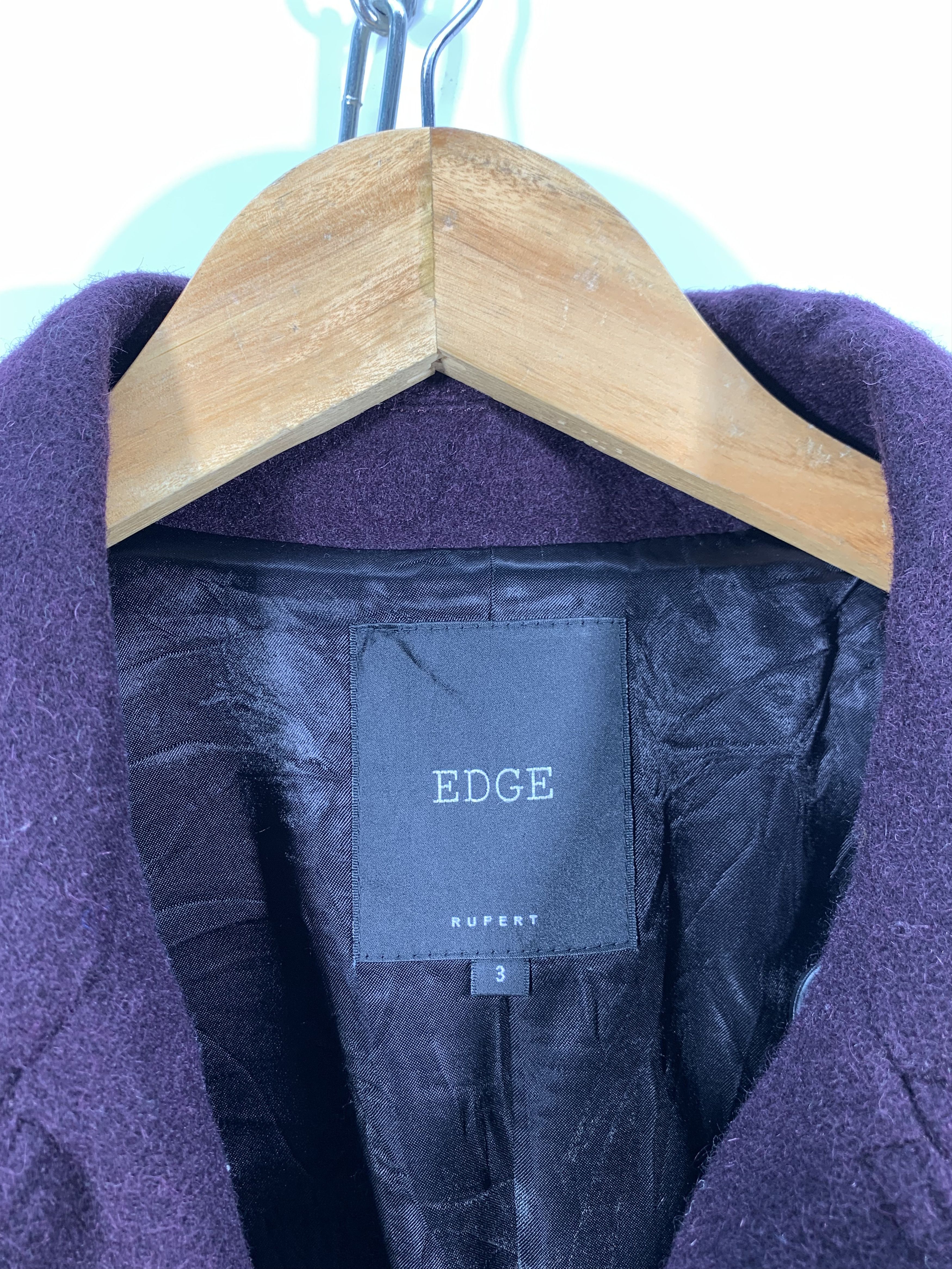 Japanese Brand Edge Wool Coat Size US S / EU 44-46 / 1 - 4 Thumbnail