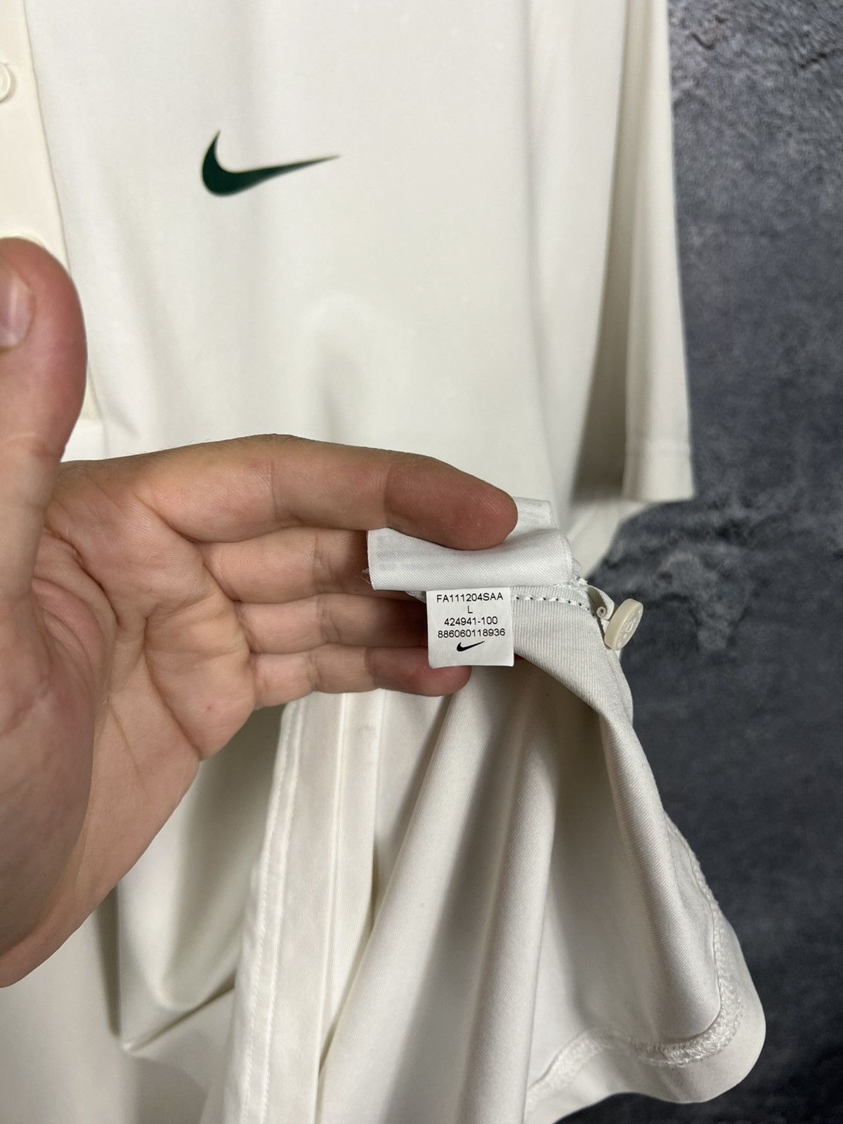 Nike Nike Court Roger Federer RF 2011 Wimbledon Tennis Polo Tee Size US L / EU 52-54 / 3 - 11 Thumbnail