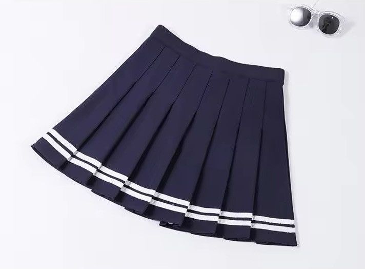 Vintage Mini Pleated Tennis Dark Blue Skirt 🎾 Size 24" / US 00 / IT 34 - 1 Thumbnail