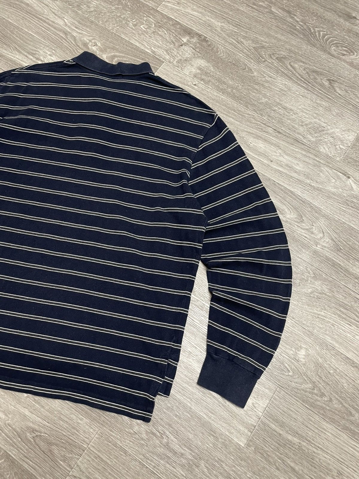 Polo Ralph Lauren Vintage Polo Ralph Lauren Striped Polo Long Sleeve Shirt Y2K Size US XL / EU 56 / 4 - 17 Thumbnail