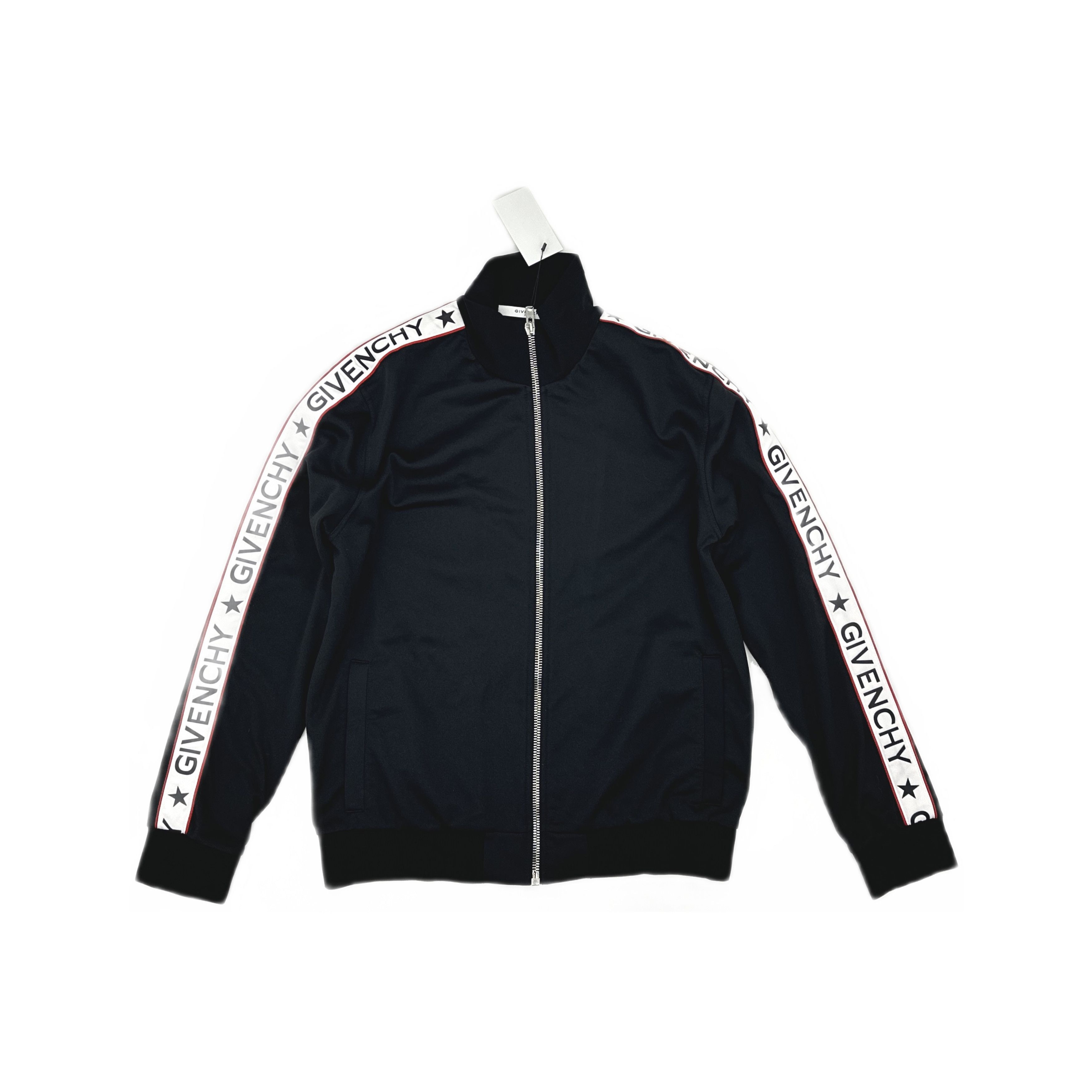 Givenchy Givenchy Logo Tape Track Jacket Size XL Size US XL / EU 56 / 4 - 1 Thumbnail