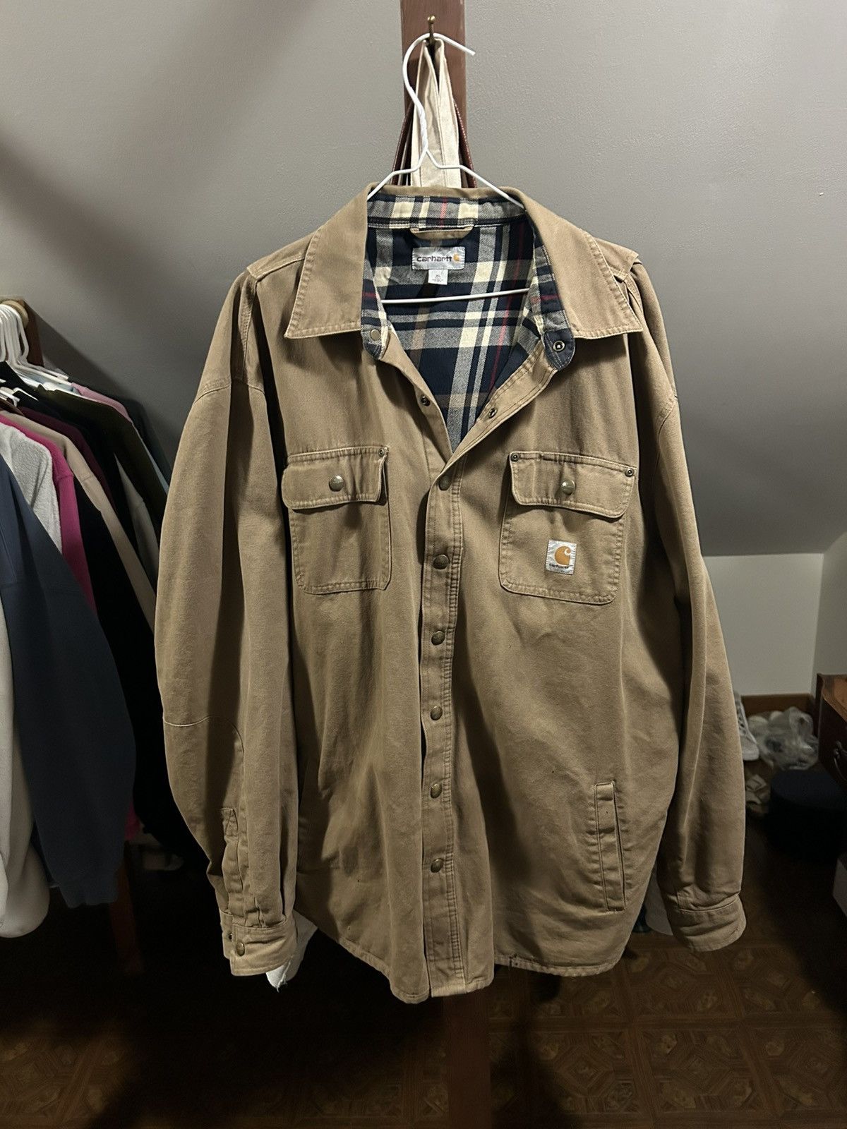Carhartt Button Up Carhartt Jacket Size US L / EU 52-54 / 3 - 1 Thumbnail