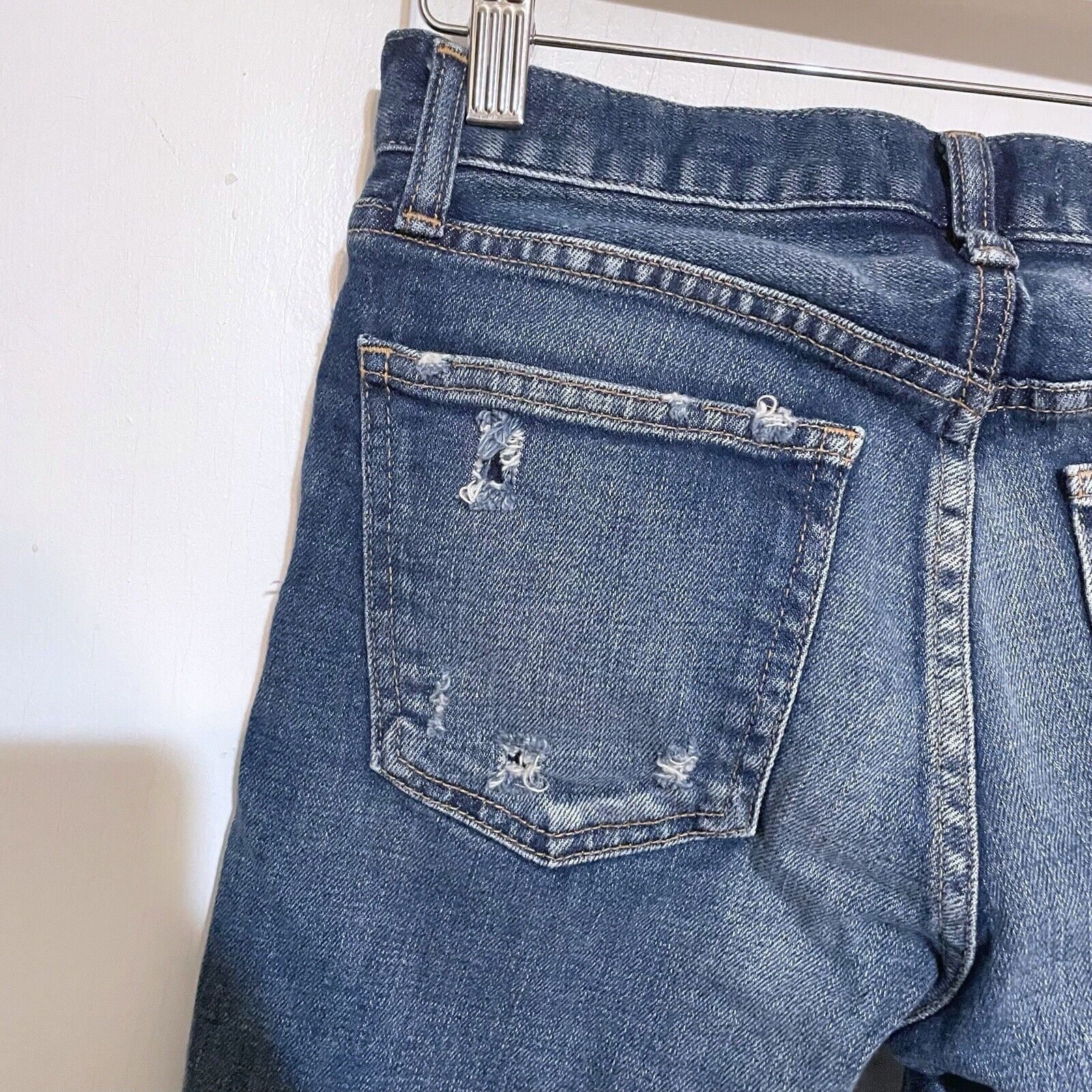MOUSSY VINTAGE Ridgewood Cropped Skinny Jeans Blue Size 24