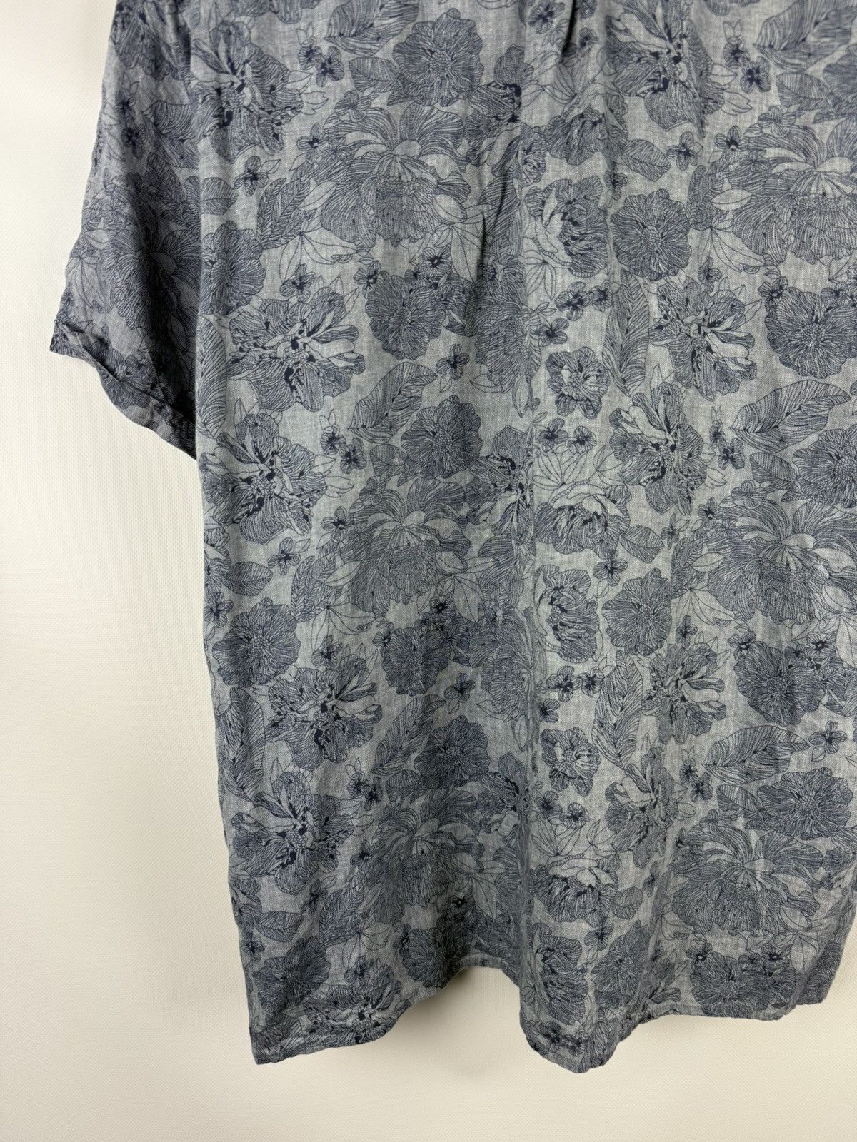 Barbour Barbour Lyocell Linen Overprinted Button Up Hawaiian Shirt Size US XL / EU 56 / 4 - 21 Thumbnail