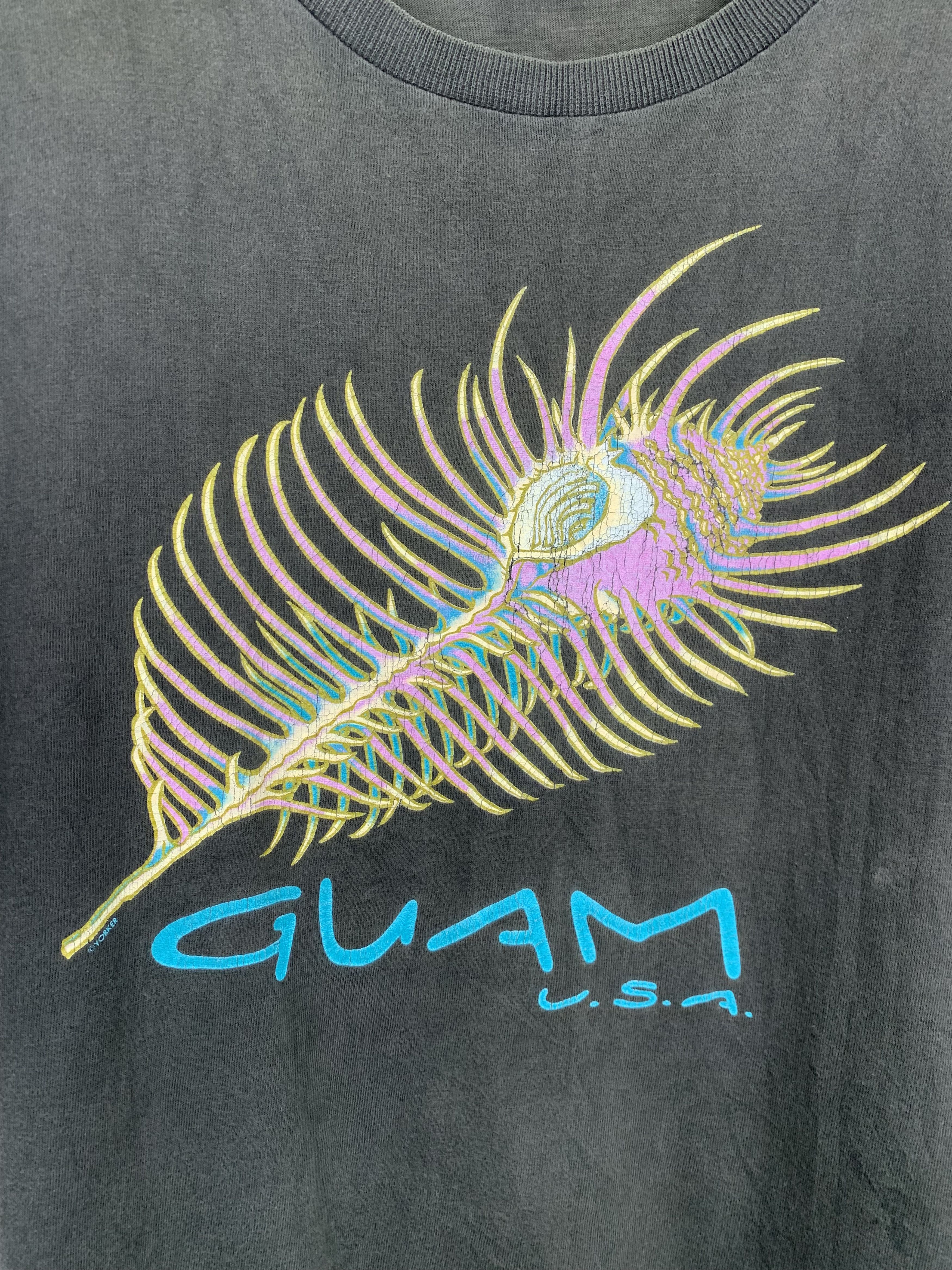 Other Vintage 90s Guam Usa Hawaii T Shirt TA0117 Size US L / EU 52-54 / 3 - 8 Thumbnail