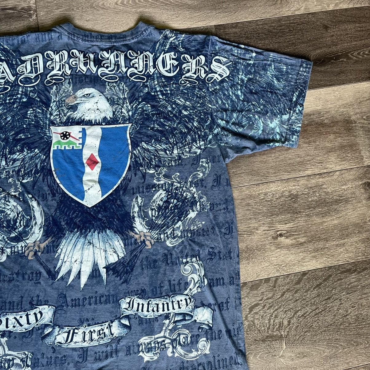 Affliction Vintage 2000s Apprime Affliction Style Roadrunners Eagle Tee Size US M / EU 48-50 / 2 - 7 Thumbnail