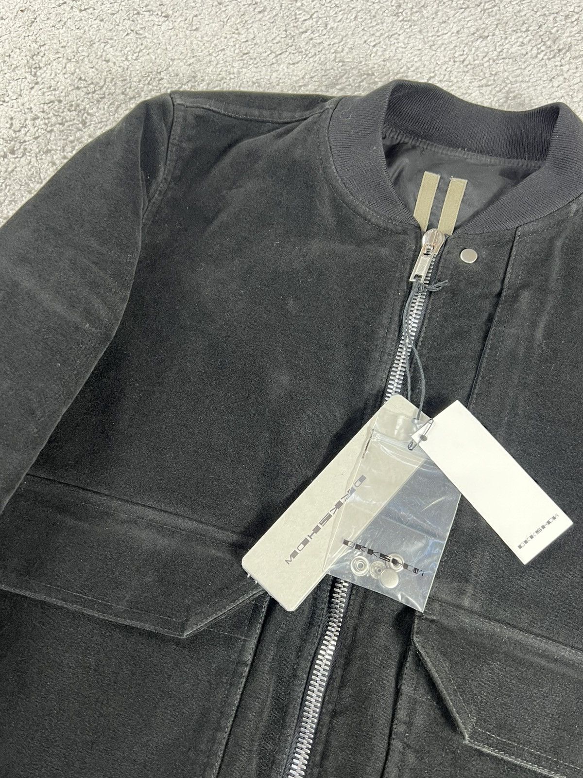 Rick Owens Drkshdw Rick Ownes DRKSHDW Cop Flight Jacket Size L Size US L / EU 52-54 / 3 - 5 Thumbnail