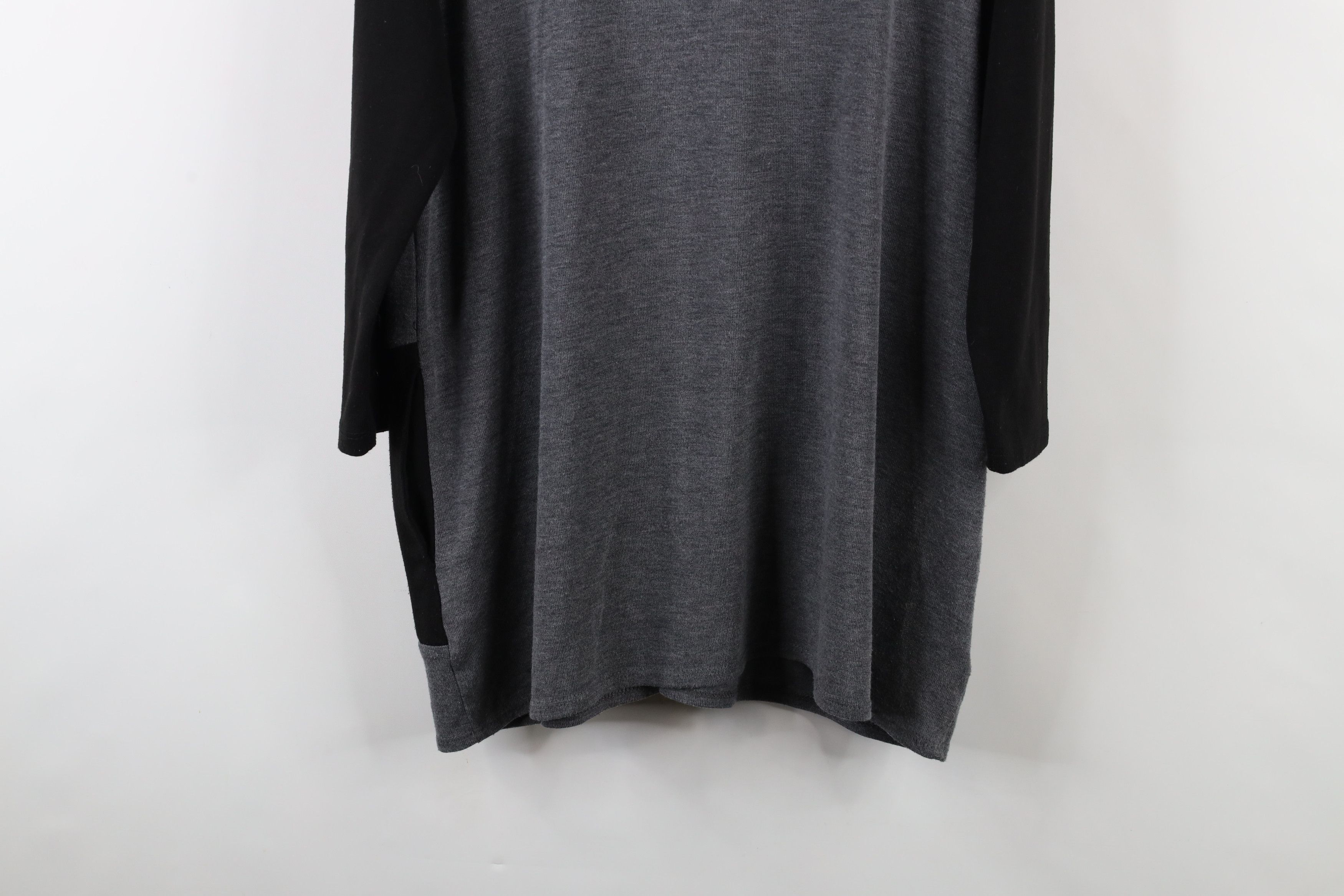 Vintage Slinky Brand Lagenlook Stretch Knit Mock Neck Sweater USA Size L / US 10 / IT 46 - 11 Thumbnail