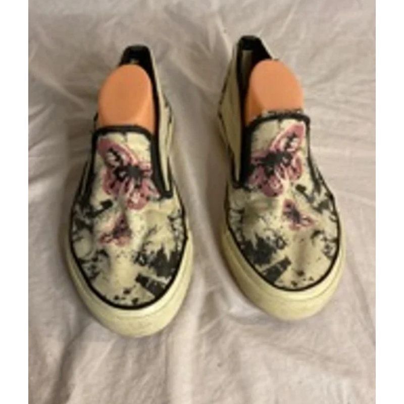 Converse Distressed Butterfly Print Converse Slip-On Sneakers 7.5 Size US 7.5 / IT 37.5 - 5 Thumbnail