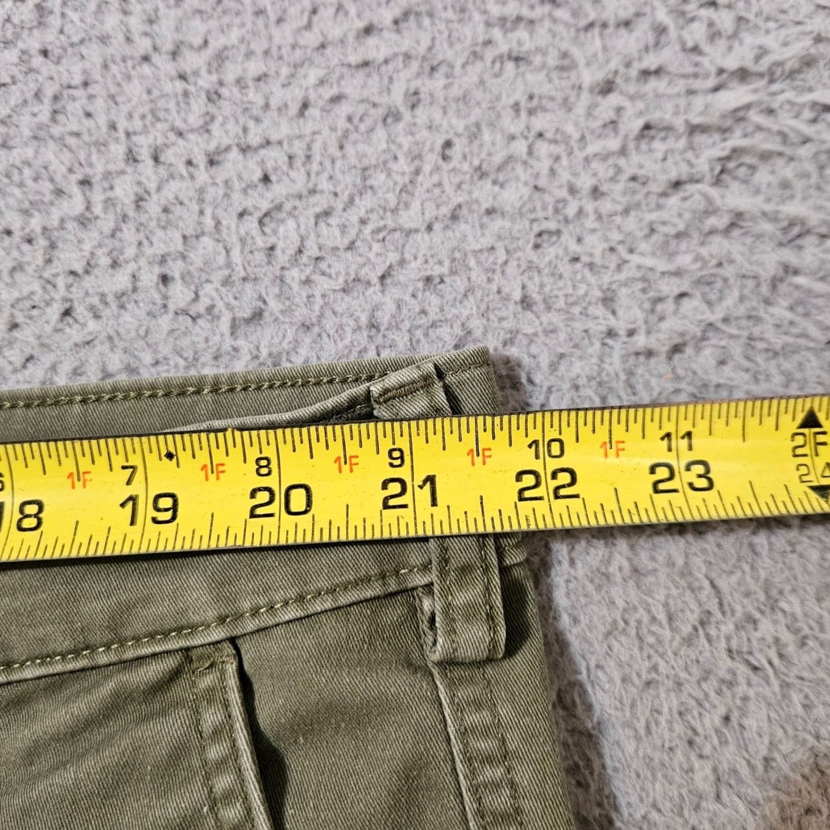 Duluth Trading Company Duluth Trading 40 GRIT Mens Navy Green Flex Twill Standard Cargo Shorts - Big & Tall - 42x10 Size US 42 / EU 58 - 5 Thumbnail