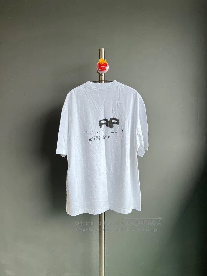 Balenciaga Balenciaga Lettering Printed Round Neck Short Sleeve T-Shi Size US M / EU 48-50 / 2 - 2 Thumbnail