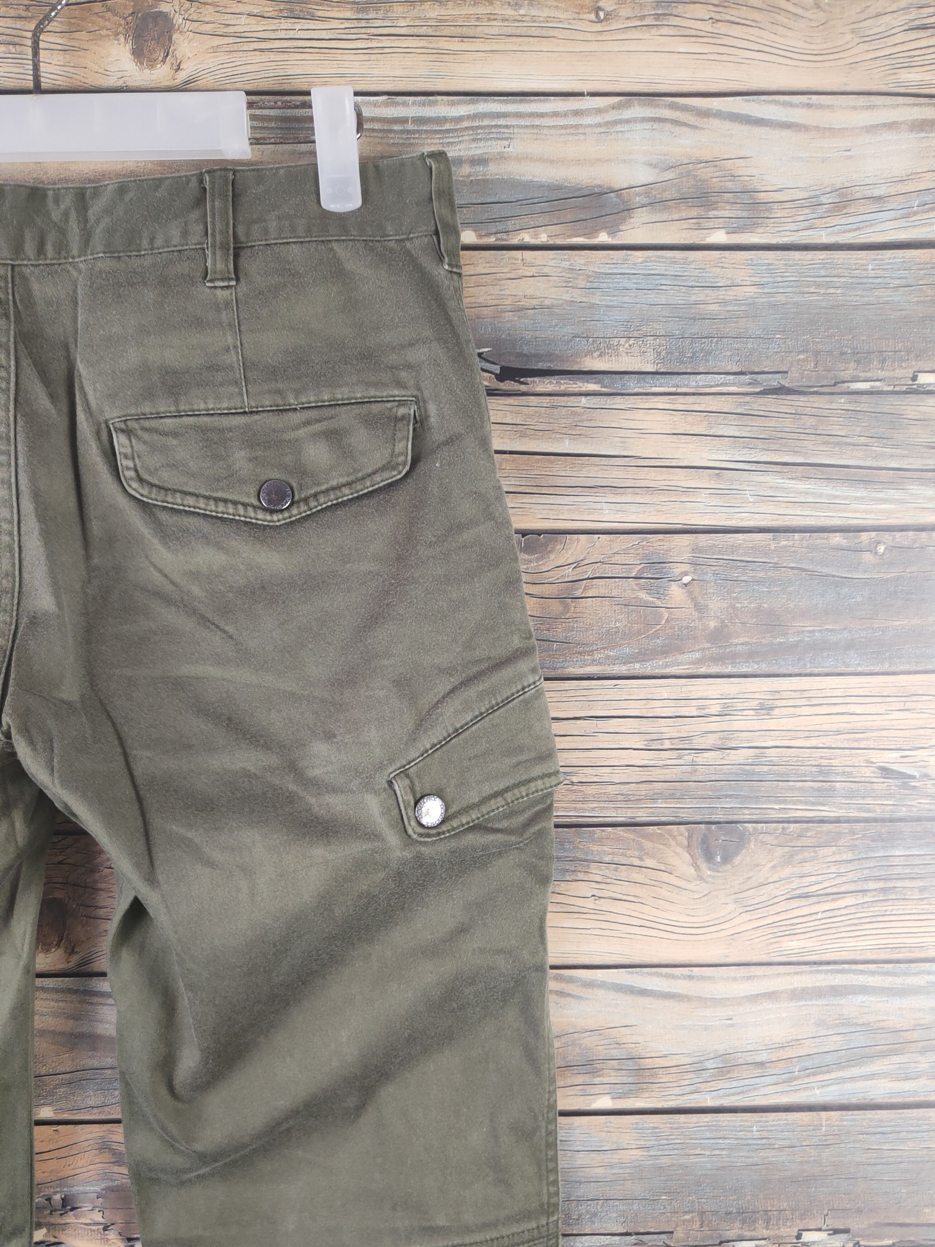 Japanese Brand DL The Mixpice Olive Multipocket Tactical Cargo Pants #1890 Size US 30 / EU 46 - 10 Thumbnail