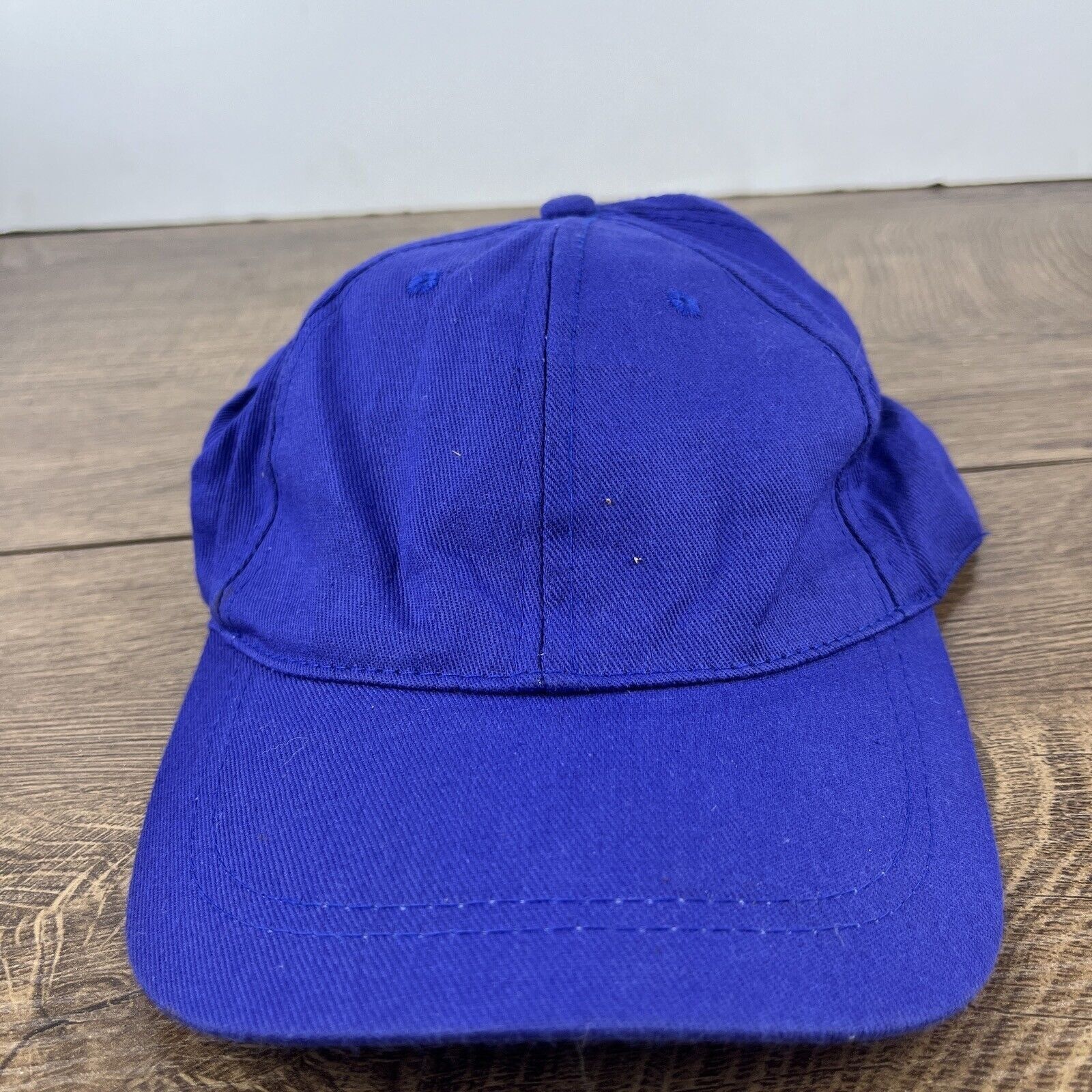 Other Blue Baseball Cap Blue Hat Adjustable Adult Size Hat Blue Ca Size ONE SIZE - 3 Thumbnail