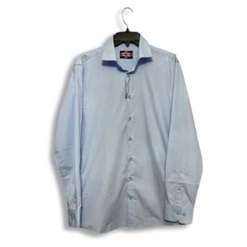Other Soul Of London Dress Shirt Button Collared Breathable Blue M Size US M / EU 48-50 / 2 - 1 Thumbnail