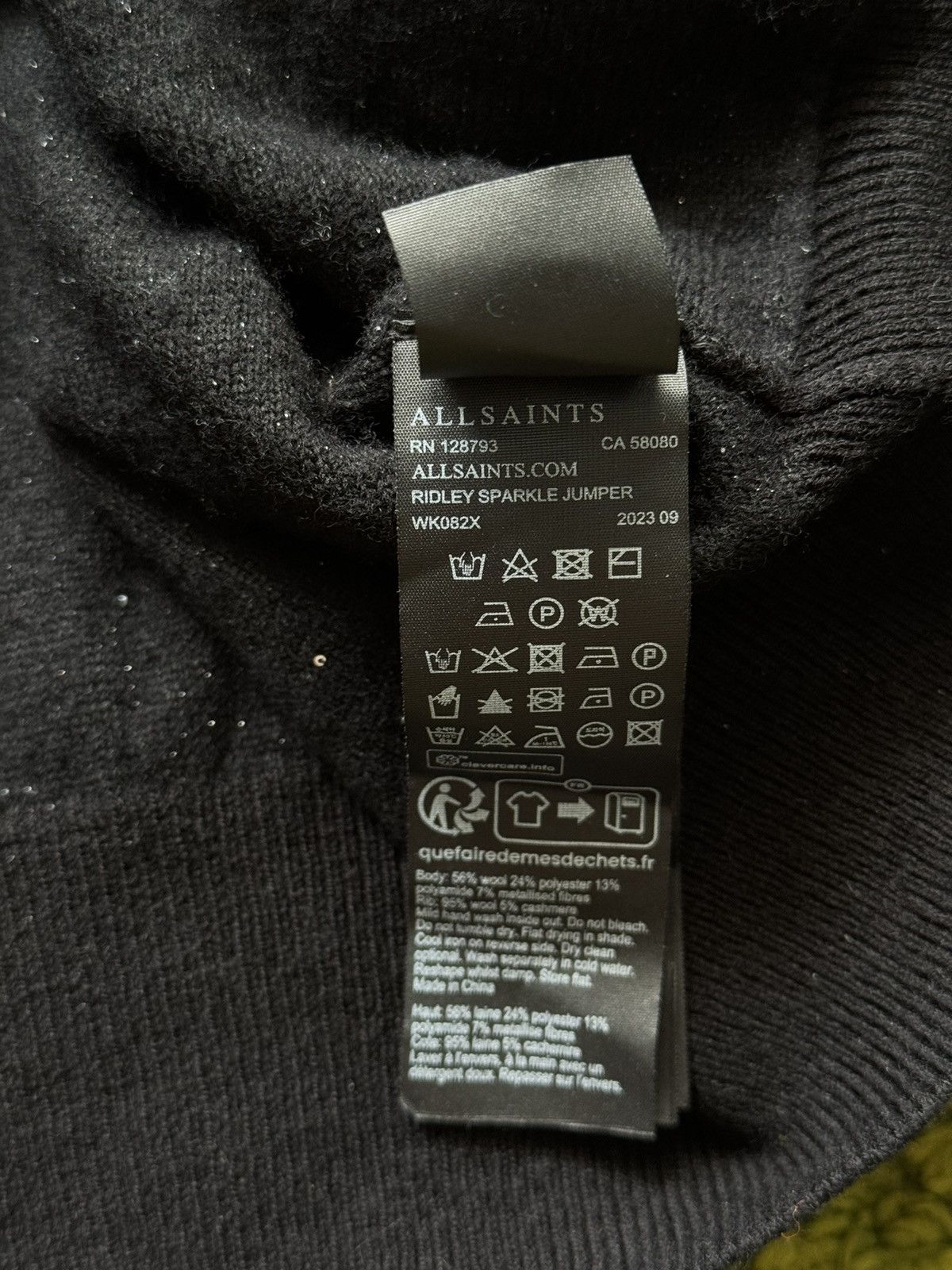 Allsaints Allsaints avant Garde wool blend sweater pullover Size L / US 10 / IT 46 - 9 Thumbnail