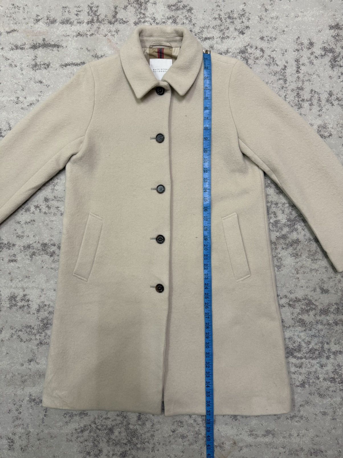 Mackintosh Mackintosh Philosophy Wool Beaver Coat Size M / US 6-8 / IT 42-44 - 22 Thumbnail