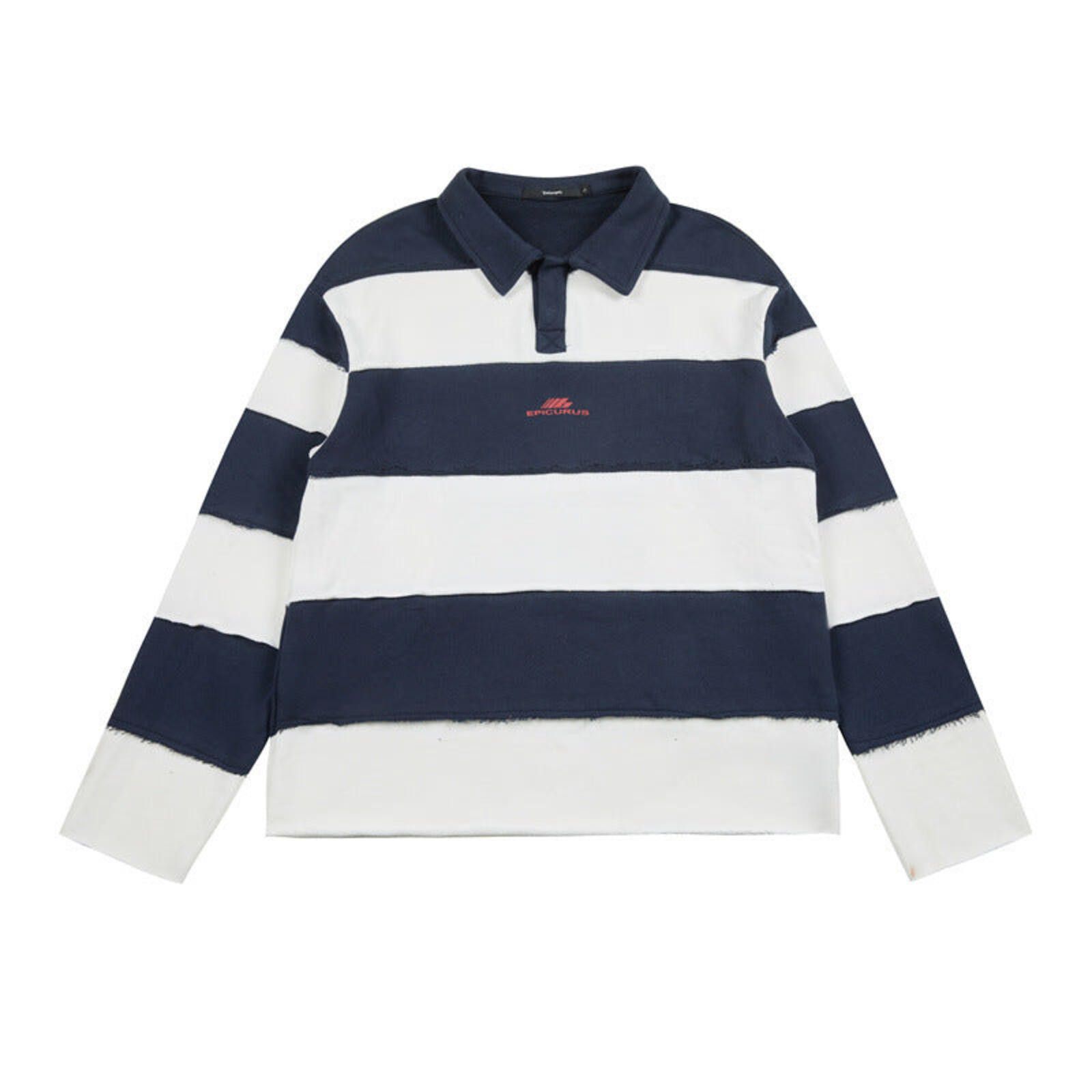Other Block Stripe Polo Collar Sweatshirt Size M / US 6-8 / IT 42-44 - 1 Thumbnail