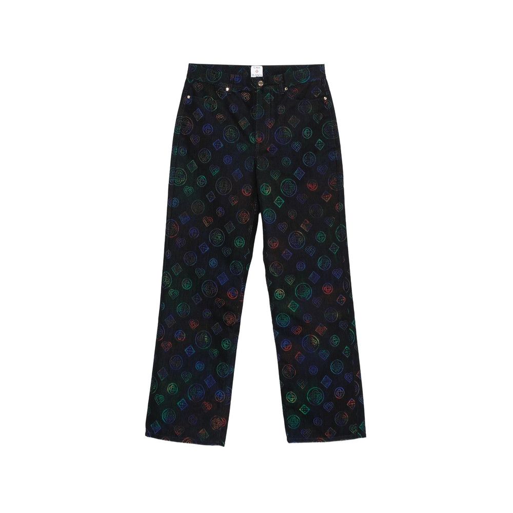 Casablanca Casablanca BLACK Denim - Regular & Straight-Leg Jeans Size US 34 / EU 50 - 1 Thumbnail