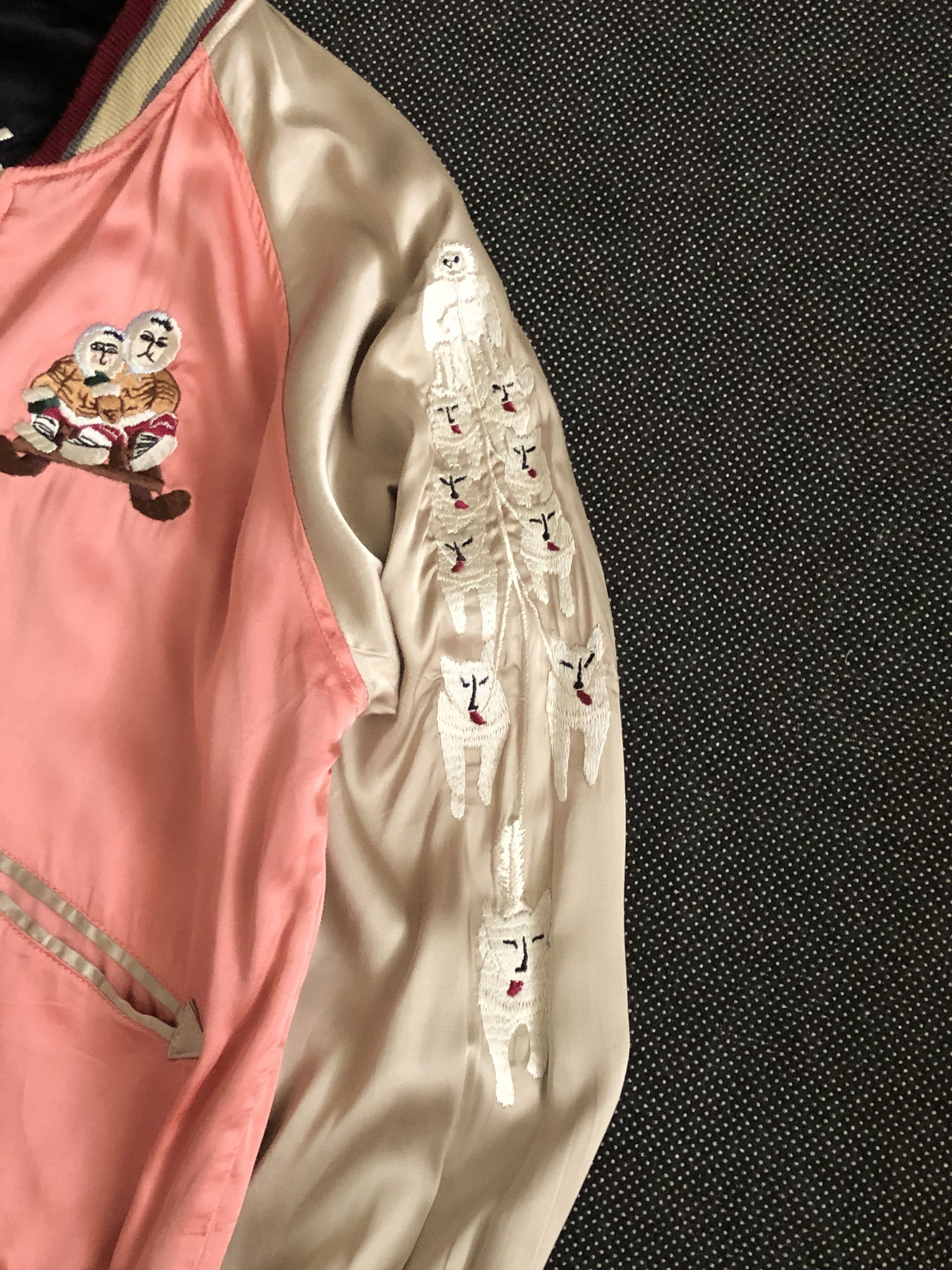 Japanese Brand RARE🔥HOUSTON JAPAN ALASKA MOTIVES REVERSIBLE SUKAJAN JACKET Size US M / EU 48-50 / 2 - 10 Thumbnail