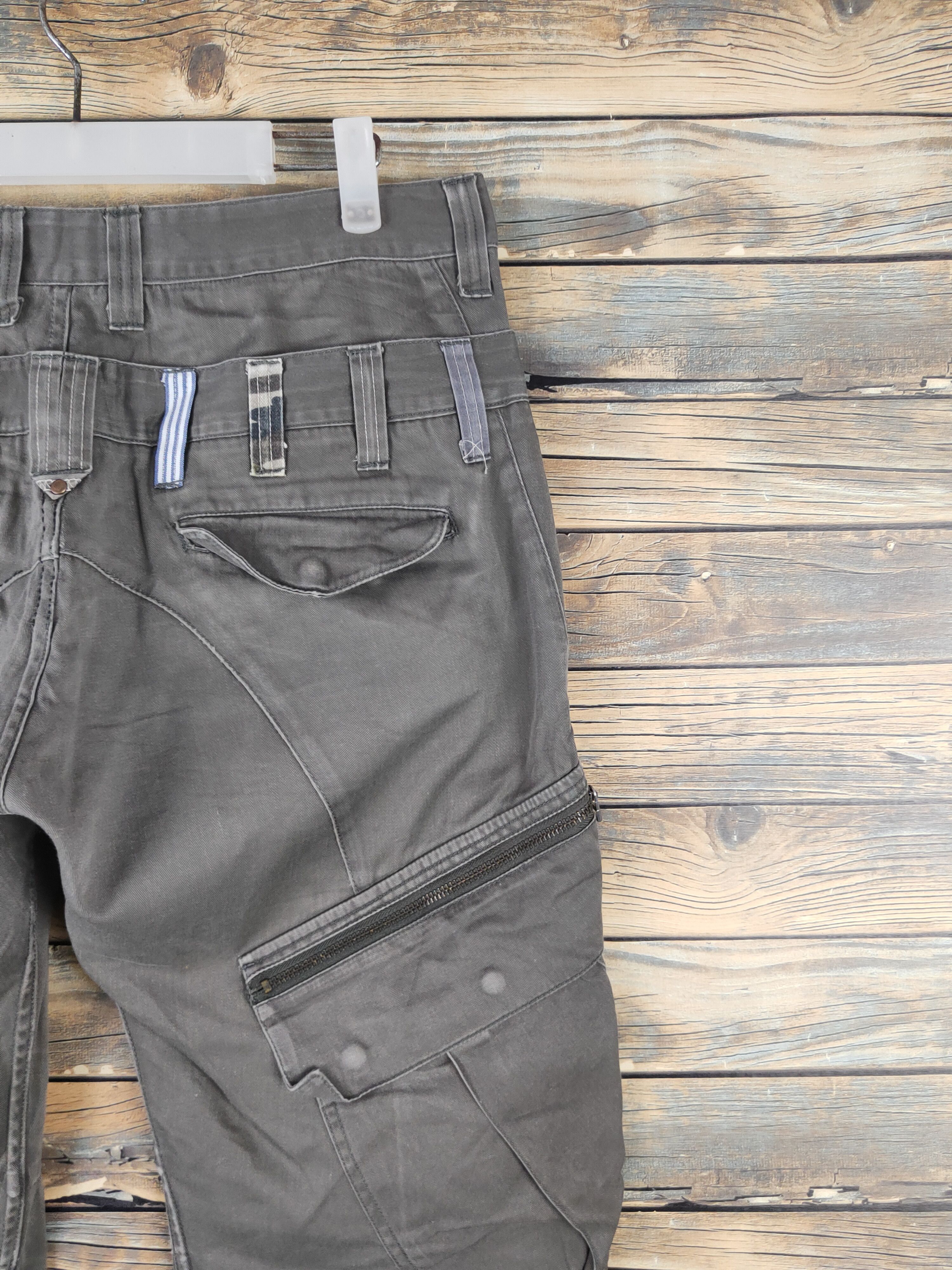 Japanese Brand DL Almighty Olive Multipocket Cargo Pants #2444 Size US 32 / EU 48 - 10 Thumbnail