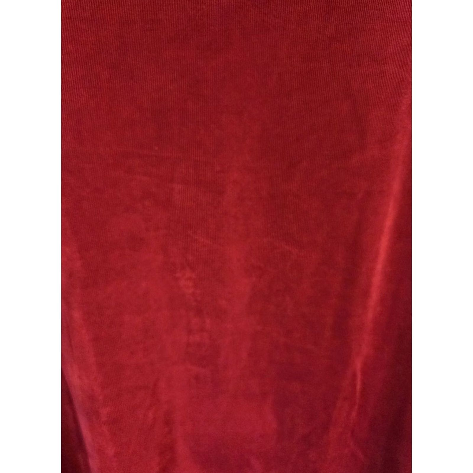 Vintage NYPL Collection Woman Red Slinky Sleeveless Tank Top Shirt 3X Plus Size XXL / US 16-18 / IT 52-54 - 3 Thumbnail