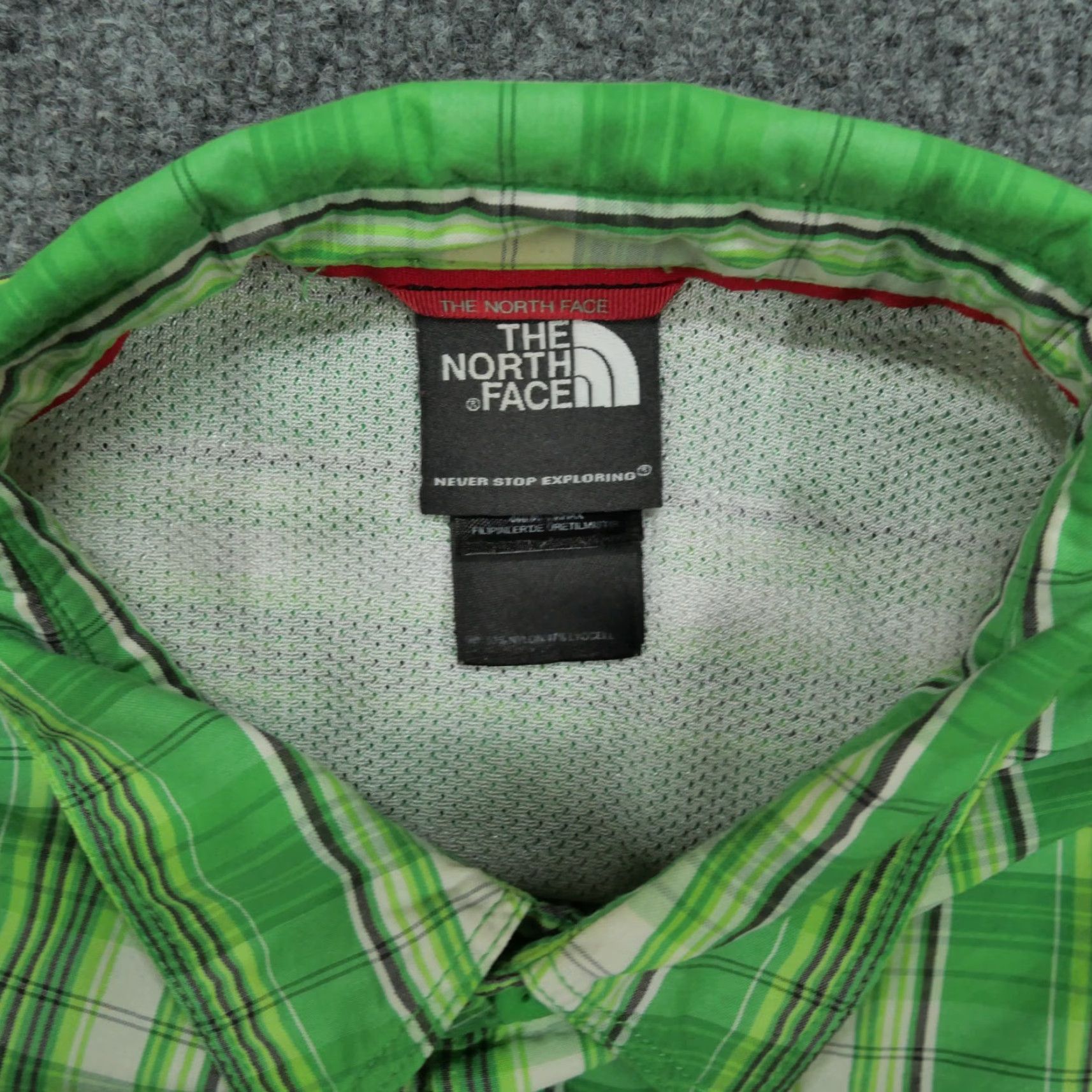 The North Face The North Face Shirt Mens M Green Plaid Button-Up Casual Shirt Size US M / EU 48-50 / 2 - 6 Thumbnail