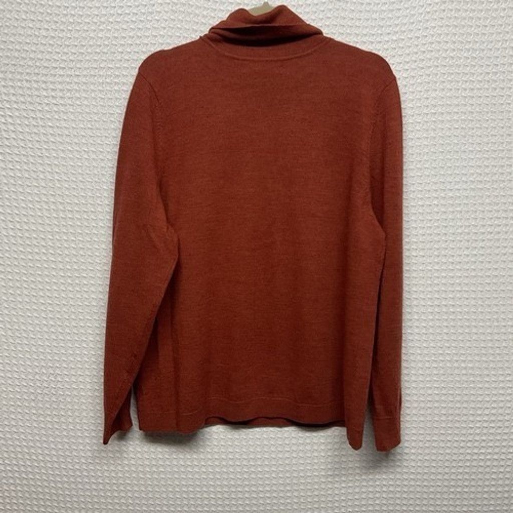 Other A. Giannetti Orange Merino Wool Turtleneck Sweater Women 2X Size ONE SIZE - 5 Thumbnail