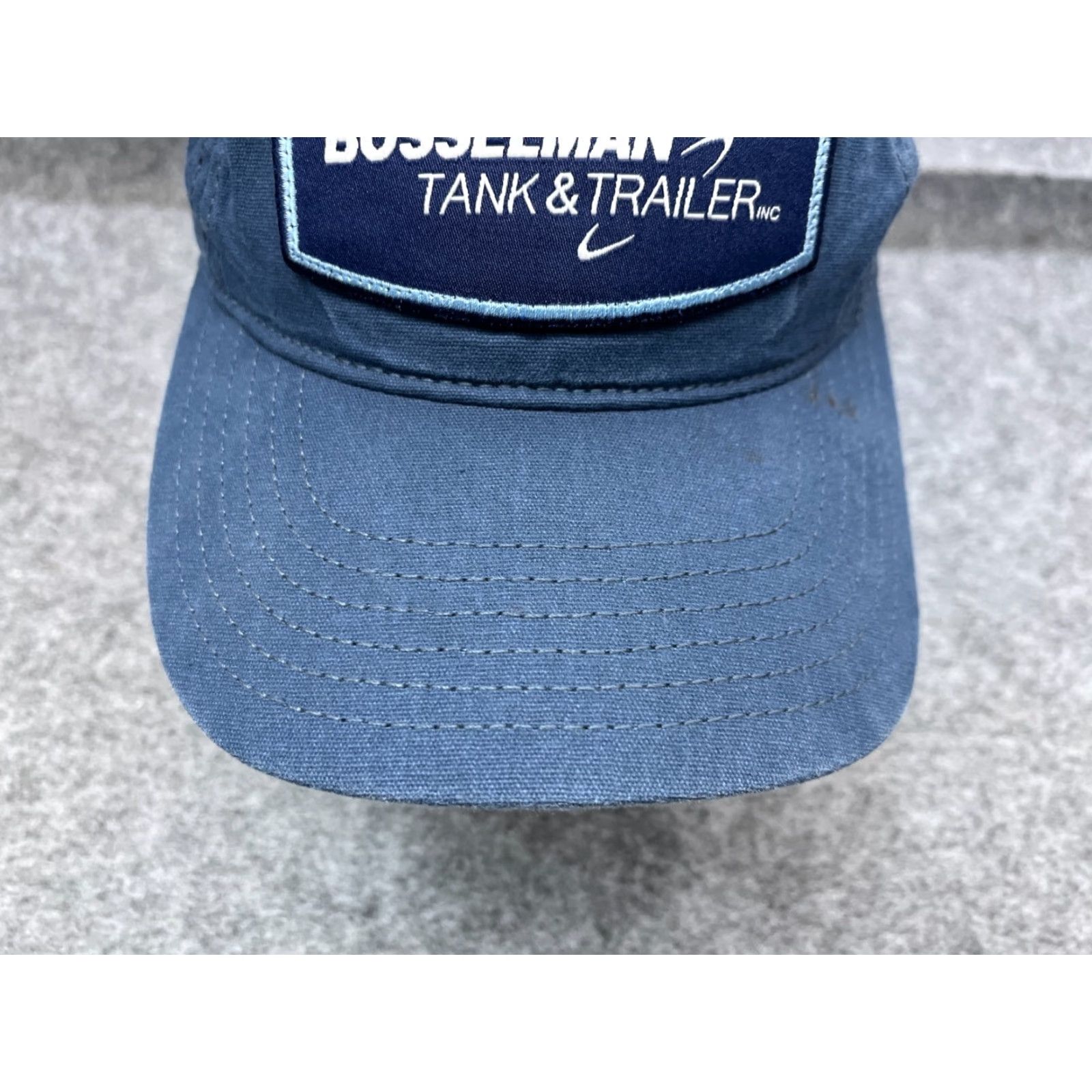 Vintage Richardson Bosselman Tank & Trailer Hat Cap Strap Back One Size Blue 100% Cotton Twill Men Adjustable Baseball Cap Size ONE SIZE - 3 Thumbnail