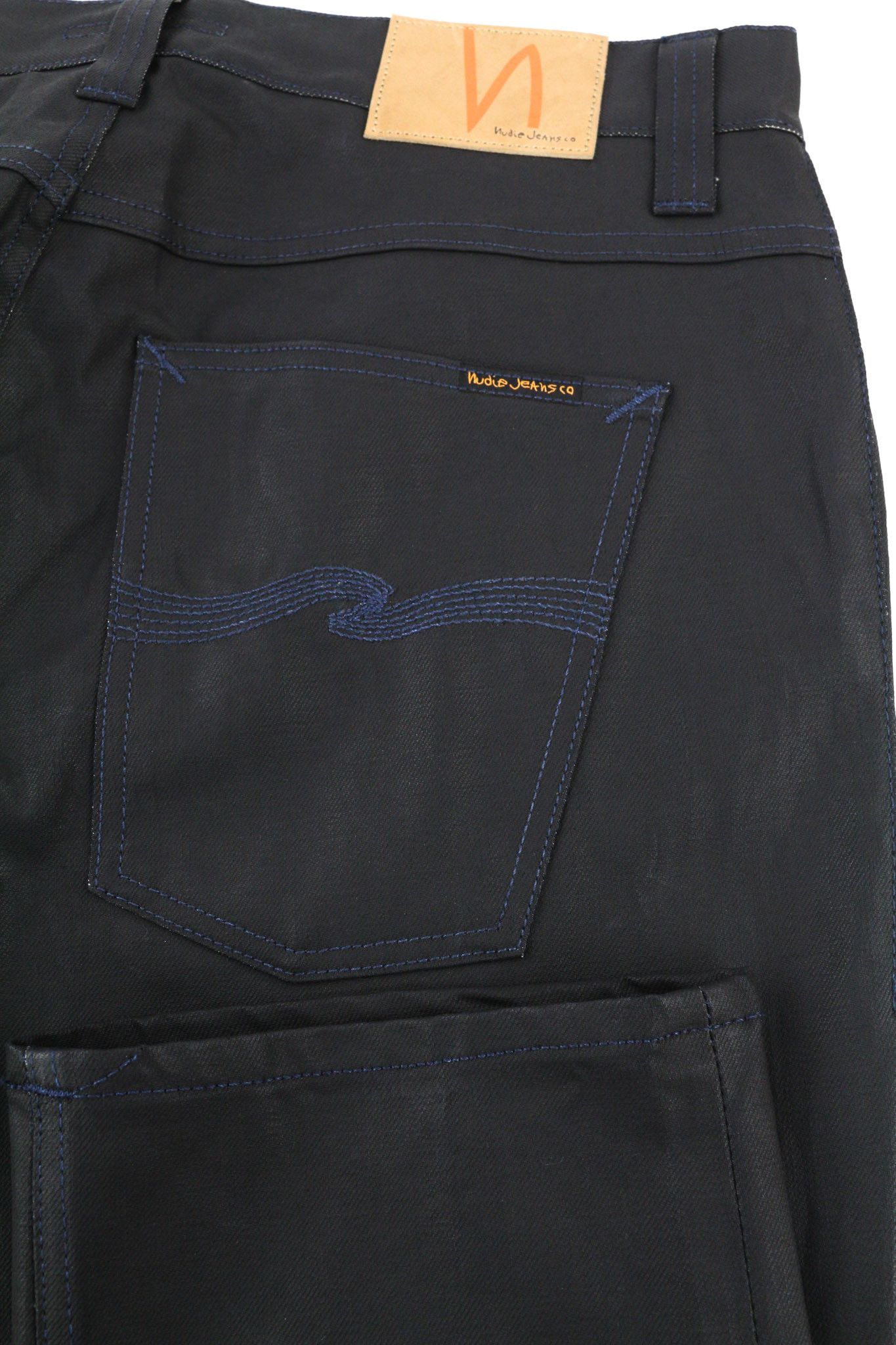 Nudie Jeans GRIM TIM W36/L36 Slim Navy Blue Jeans 80603 Size US 36 / EU 52 - 5 Thumbnail