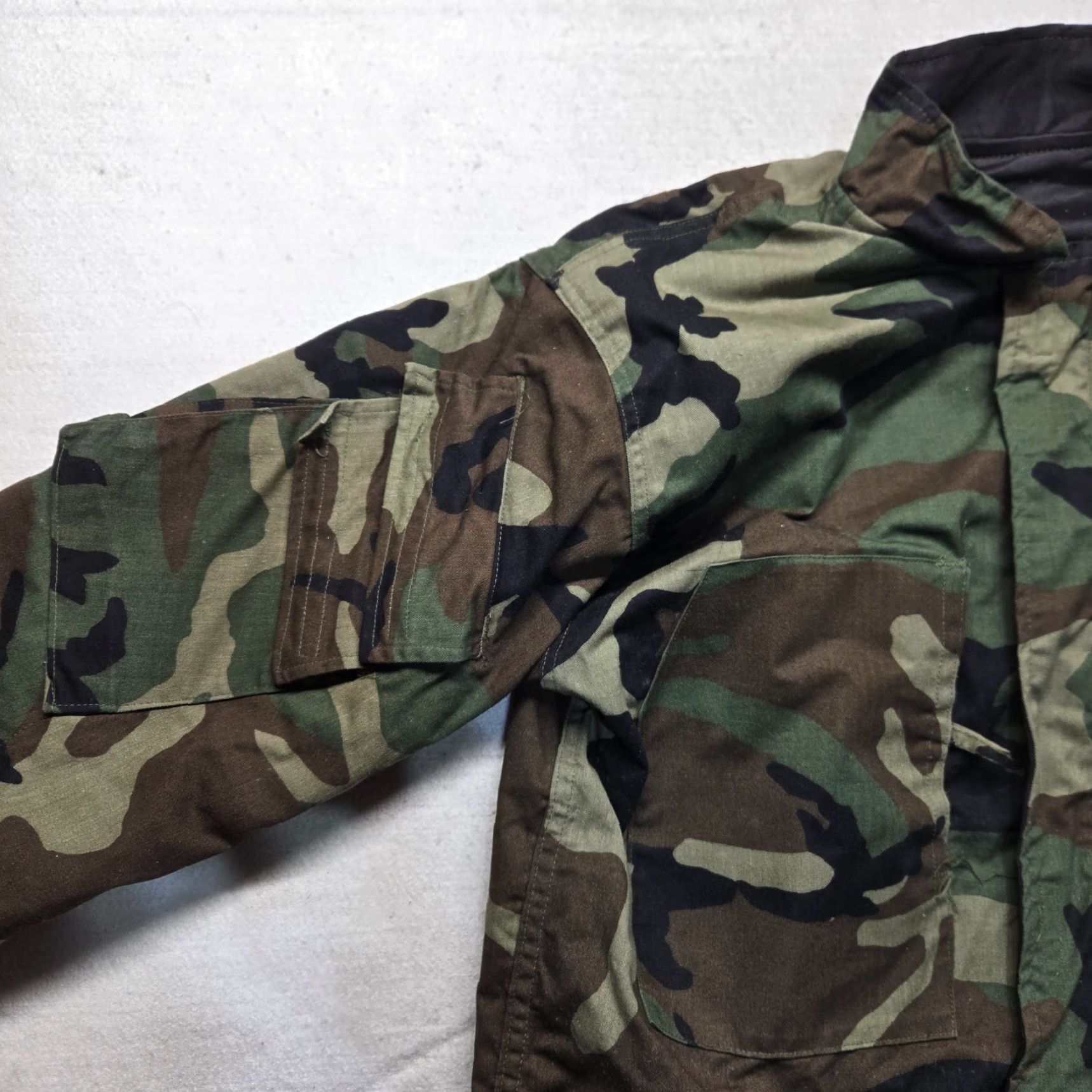 Vintage VINTAGE Jacket Camouflage Army Military M Medium Mens Jacket Size US M / EU 48-50 / 2 - 2 Thumbnail