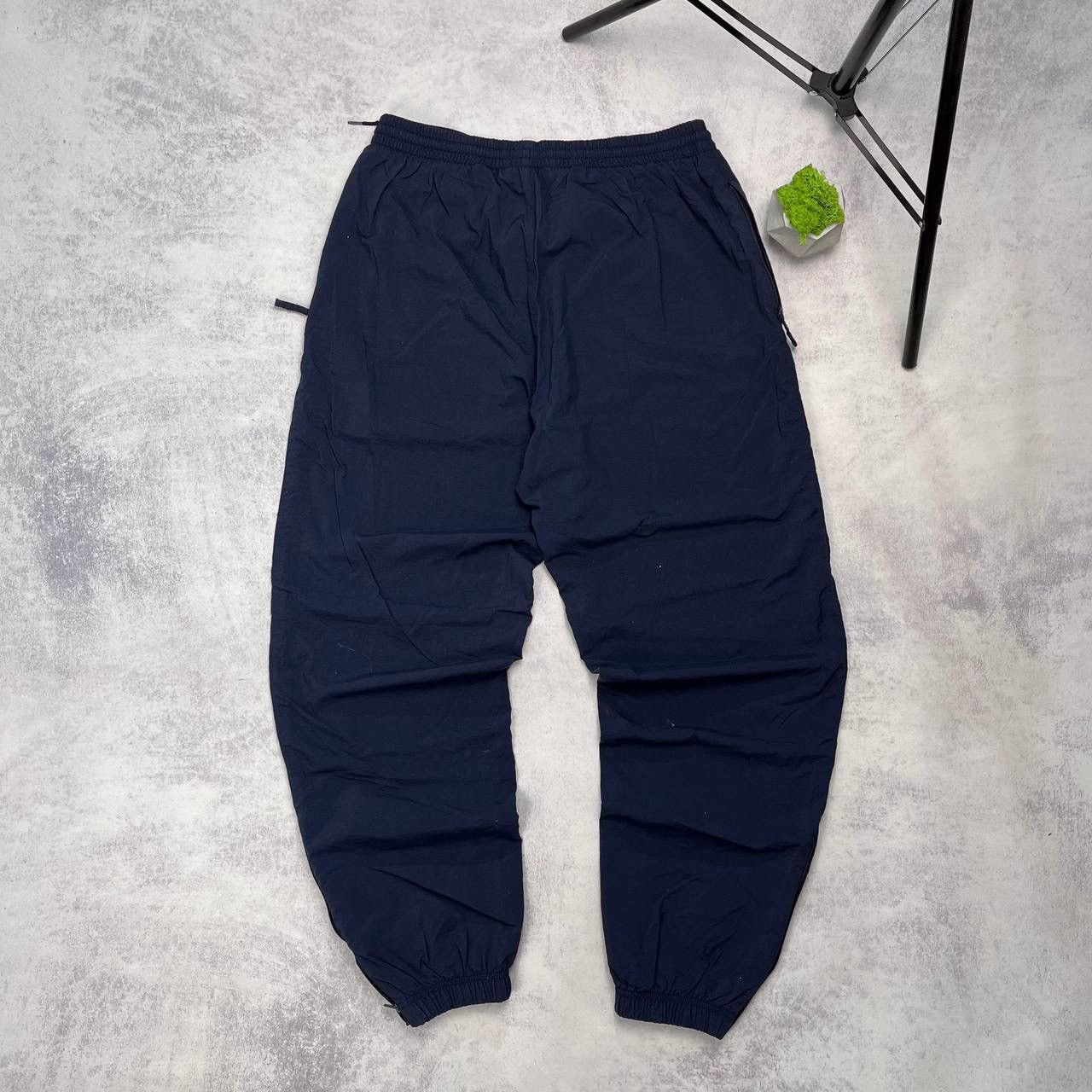 Nike × Vintage Vintage Nike Y2K Nylon Drill Pants Parachute Streetwear Size US 33 - 2 Thumbnail