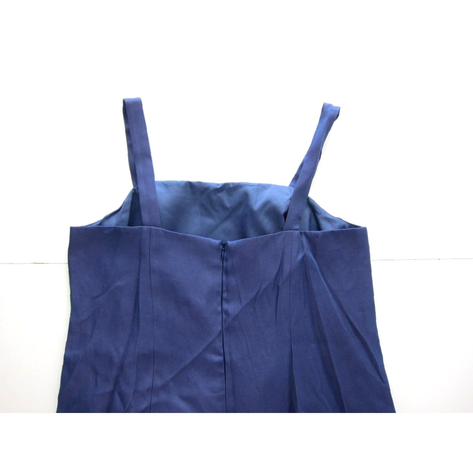 Alex Evenings VINTAGE Alex Evenings Blue Satin Long Maxi Formal Tank Dress Women Petite 16 Size XXL / US 16-18 / IT 52-54 - 5 Thumbnail