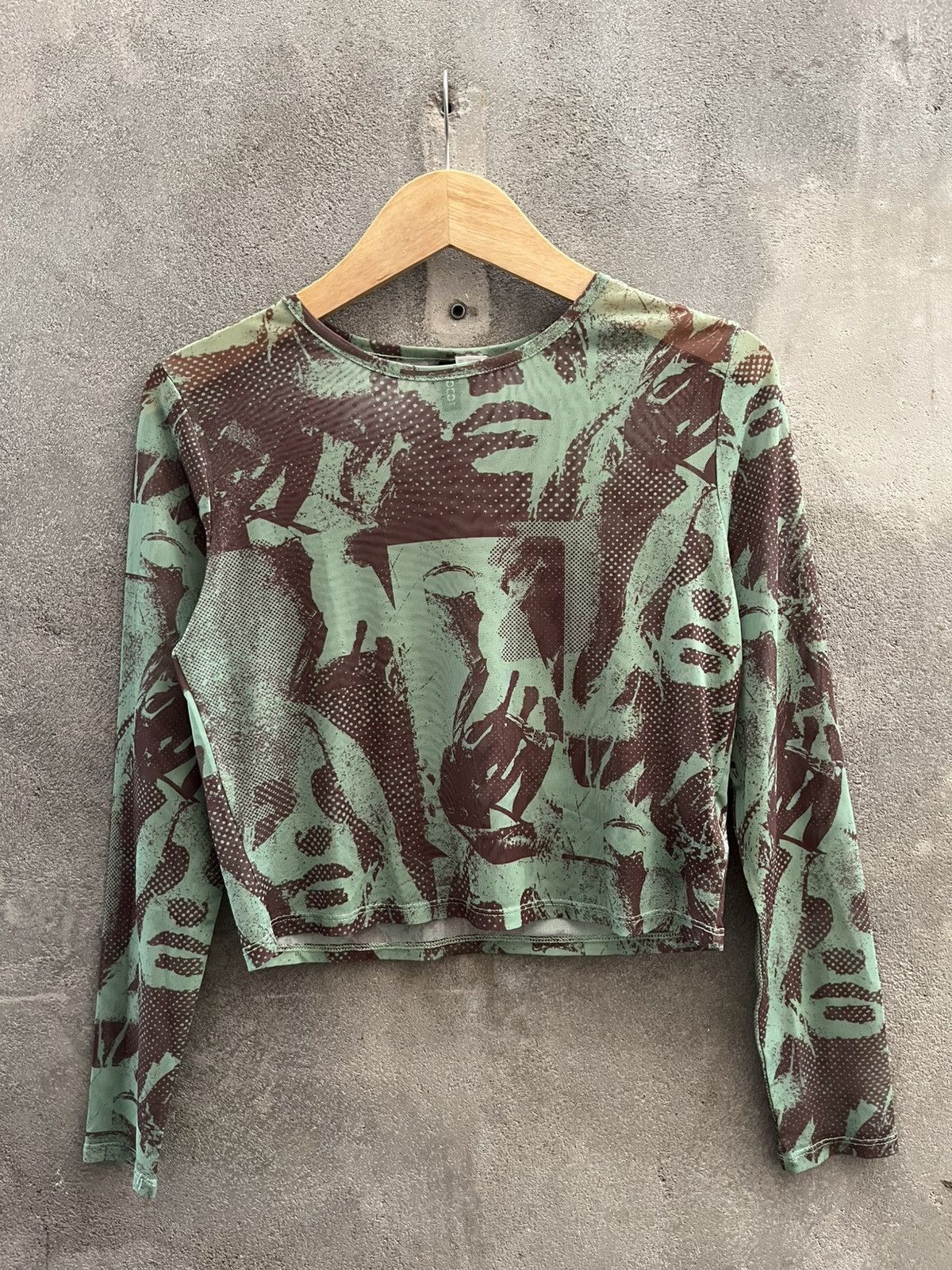 If Six Was Nine × Jean Paul Gaultier × Le Grande Bleu (L.G.B.) Japanese Grunge Girl Long Sleeve Mash Style Size US L / EU 52-54 / 3 - 1 Thumbnail