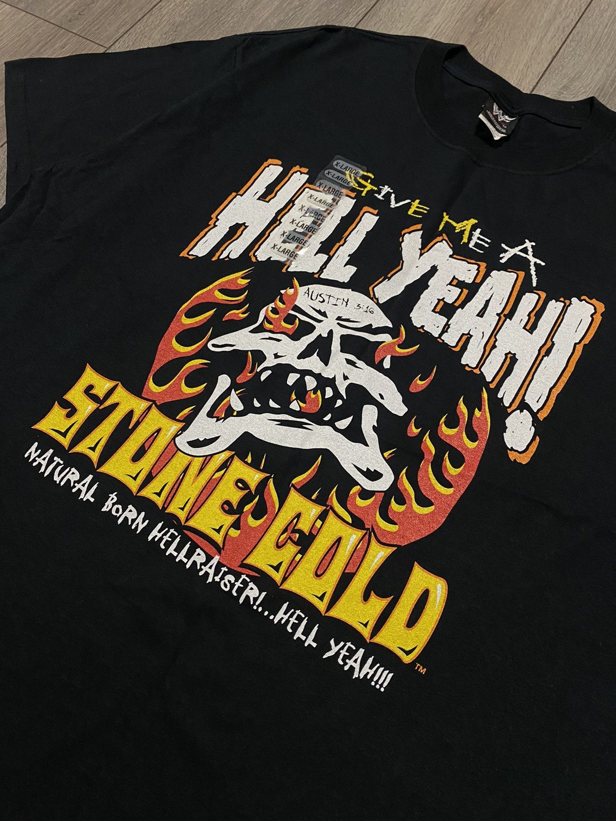 WWF ‼️New Vintage WWF Stone Cold Steve Austin T-Shirt 2000s USA Size US XL / EU 56 / 4 - 2 Thumbnail