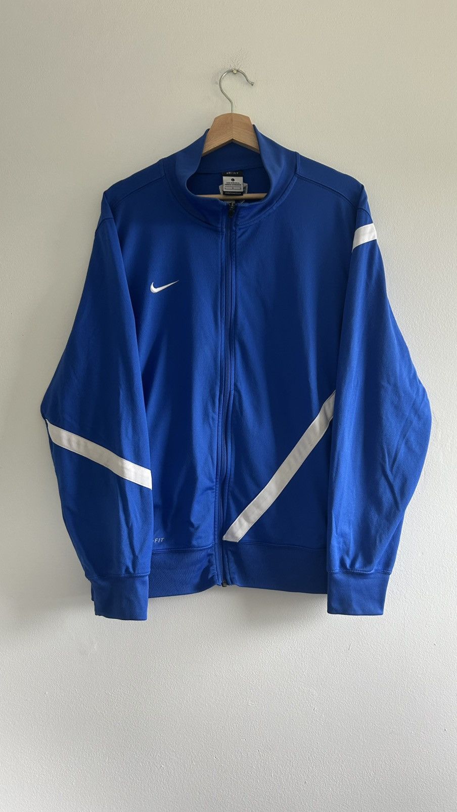 Nike Mens Track & Field Warm Up Full Zip Dri-Fit Jacket Size US L / EU 52-54 / 3 - 1 Thumbnail