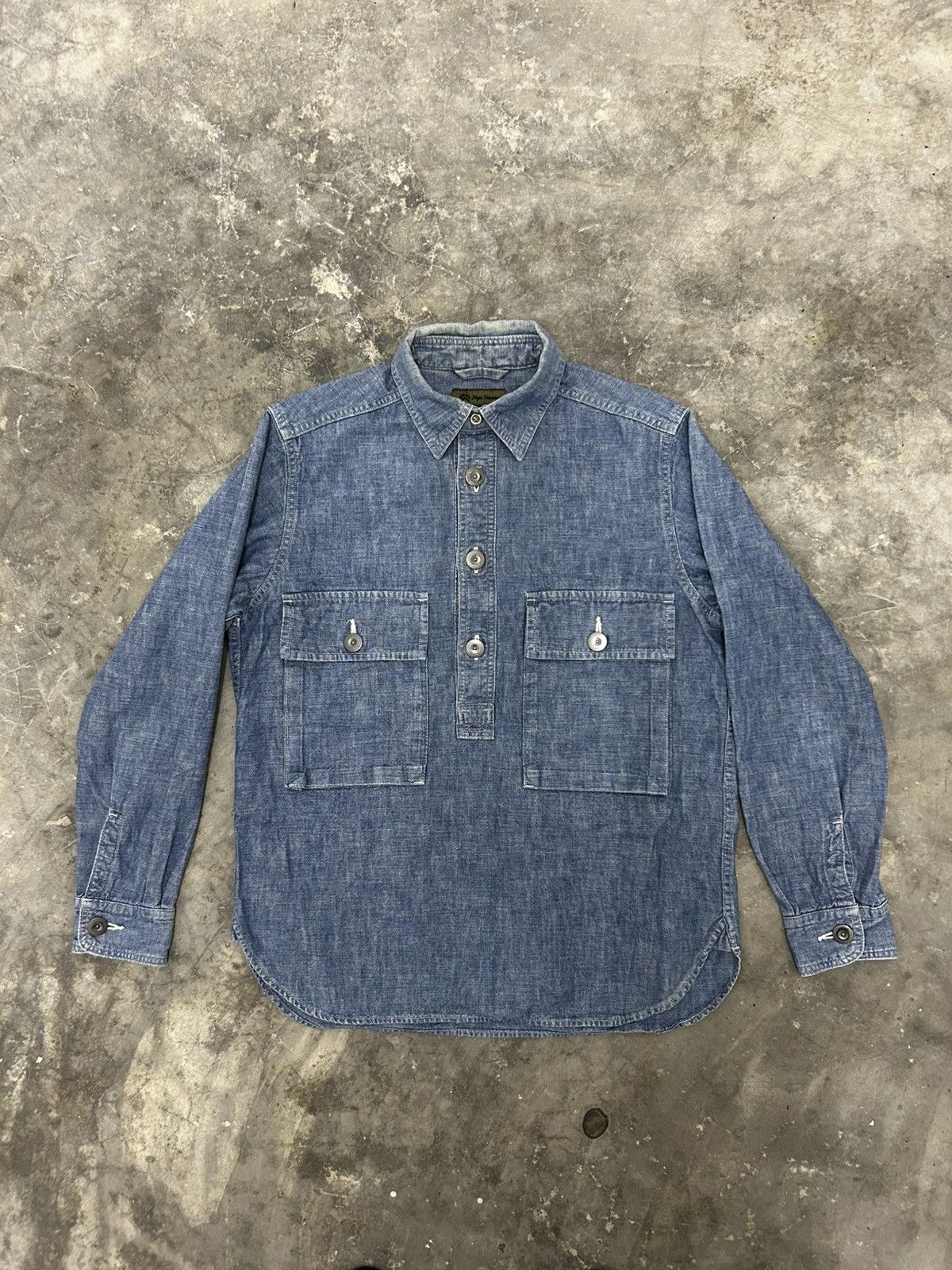 Japanese Brand × Nigel Cabourn Nigel Cabourn Denim Pullover Size US S / EU 44-46 / 1 - 2 Thumbnail