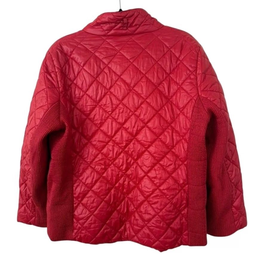 Ralph Lauren Ralph Lauren Red Quilted Puffer Full-Zip Lightweight Jacket XL Women’s Pocketed - Nylon - Basic Jacket Size XL / US 12-14 / IT 48-50 - 2 Thumbnail