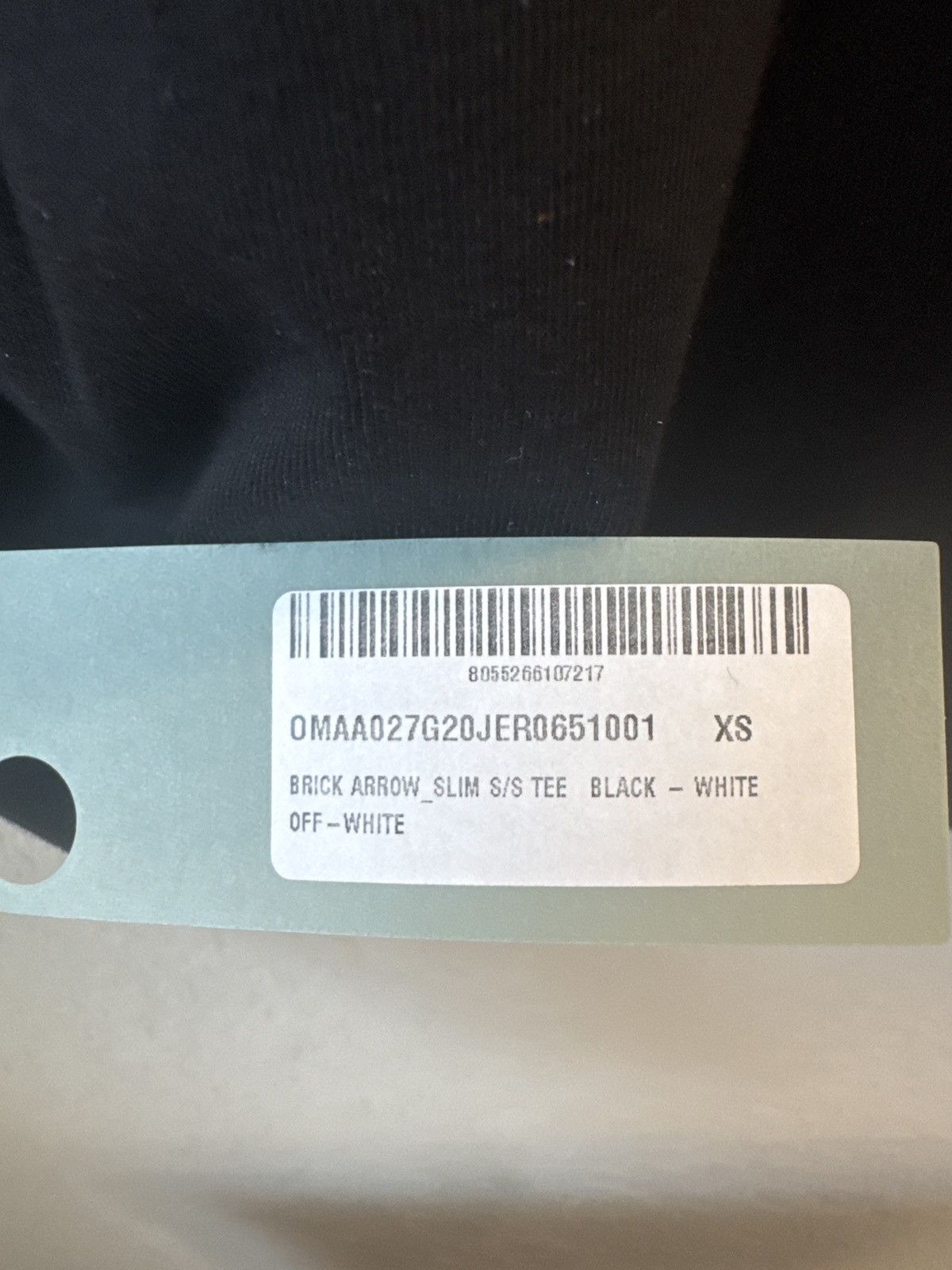 Off-White Off-White Brick Arrow Slim S/S Tee Black Mens XS Size US XS / EU 42 / 0 - 6 Thumbnail