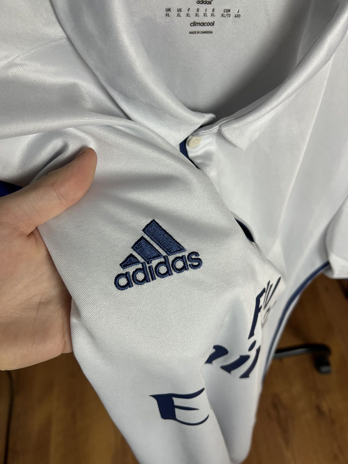 Adidas Soccer Jersey Adidas Real Madrid 2016/17 White Size US XL / EU 56 / 4 - 6 Thumbnail
