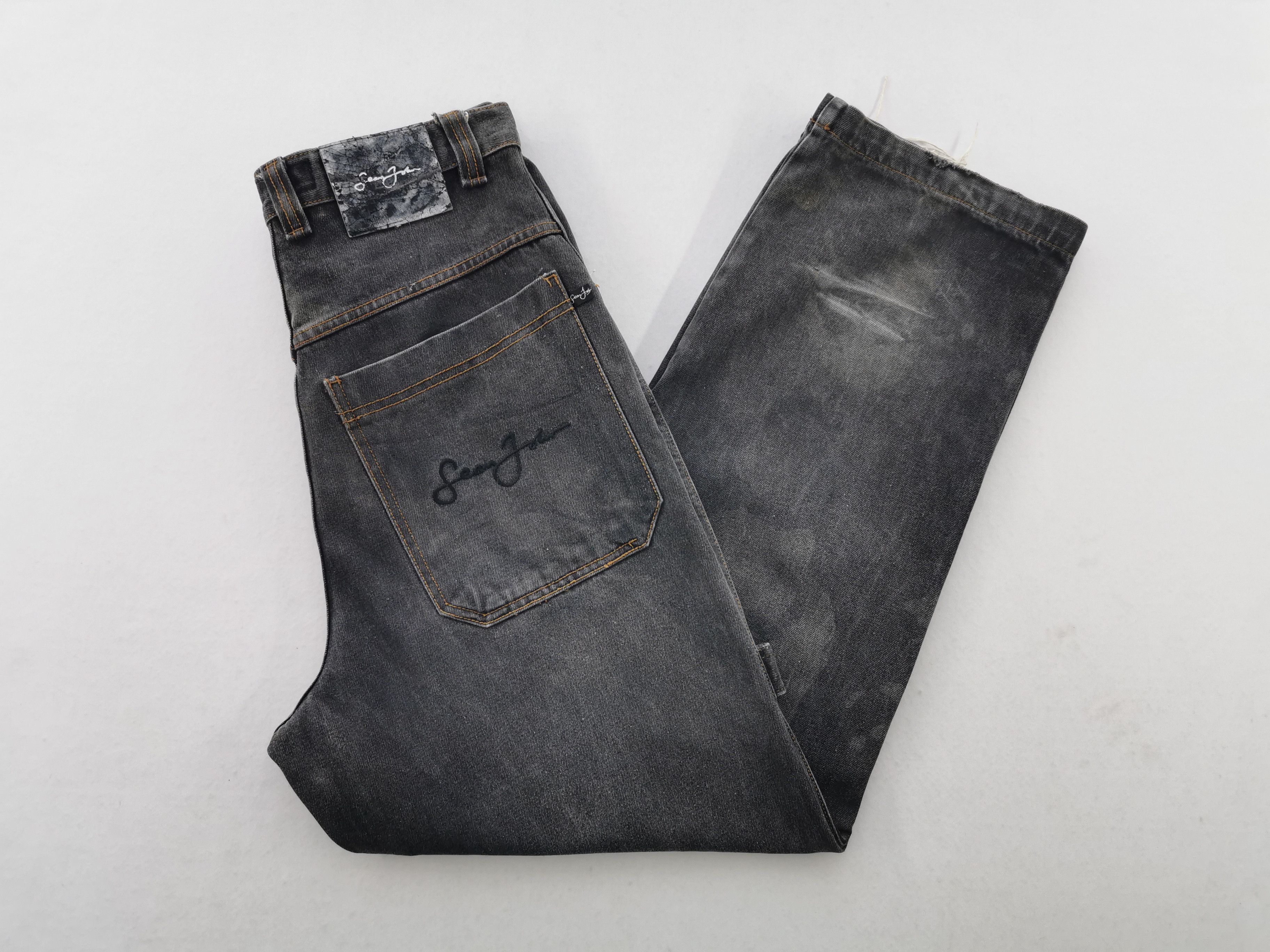 Sean John Distressed Vintage Sean John Carpenter Denim Jeans Size 32 Size US 32 / EU 48 - 5 Thumbnail