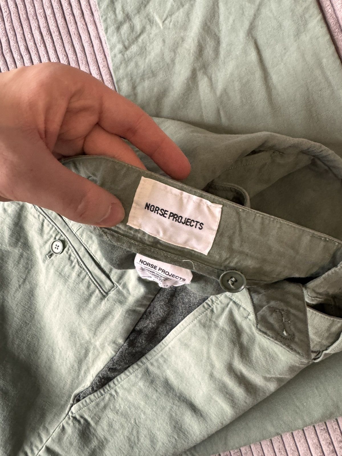Norse Projects Norse Projects Aros Cropped 33 Cotton Linen Pants DS Size US 33 - 5 Thumbnail
