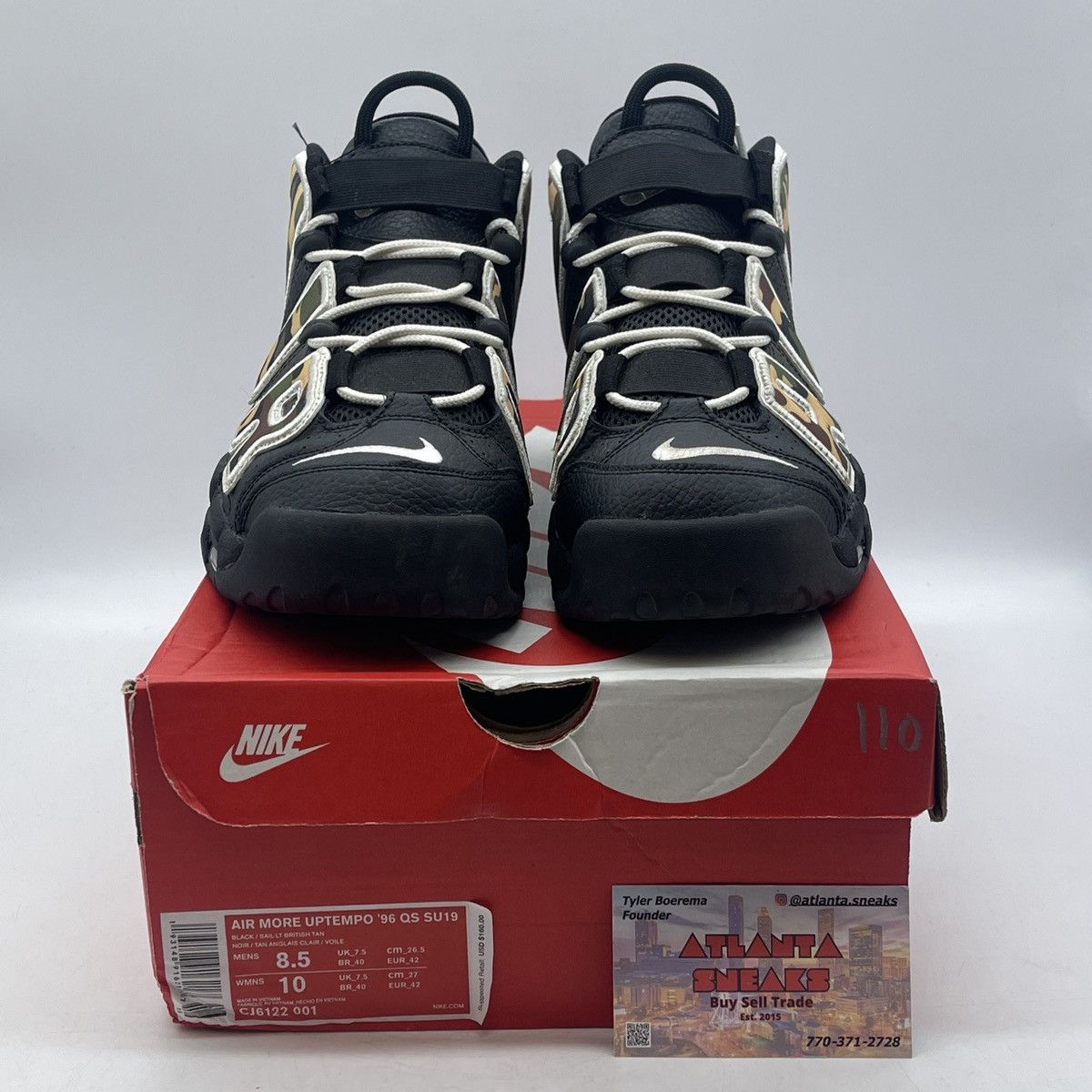 Nike Air more untempo camo Size US 8.5 / EU 41-42 - 2 Thumbnail